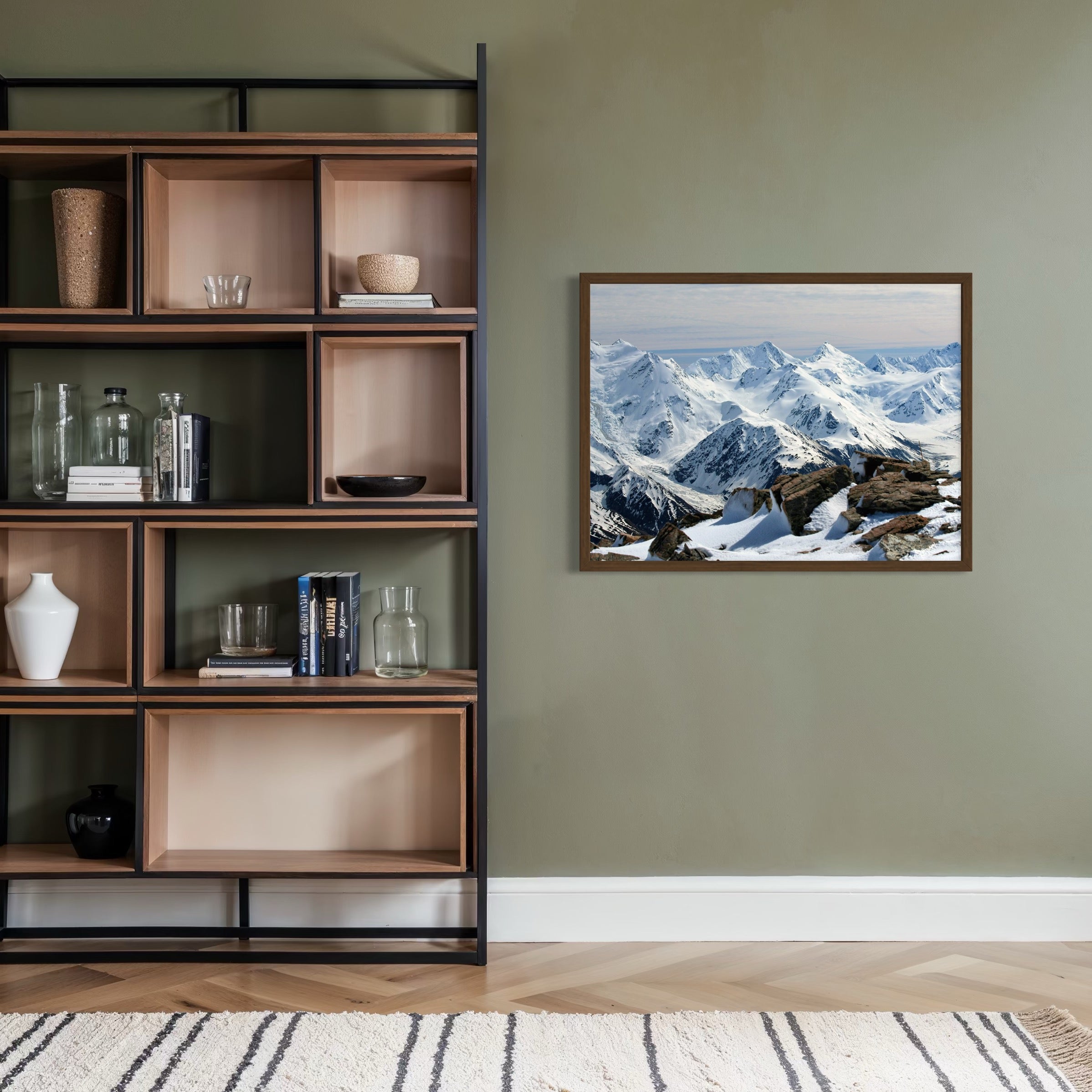 Alpine Ascent - Moderno Wall Art Wall Art