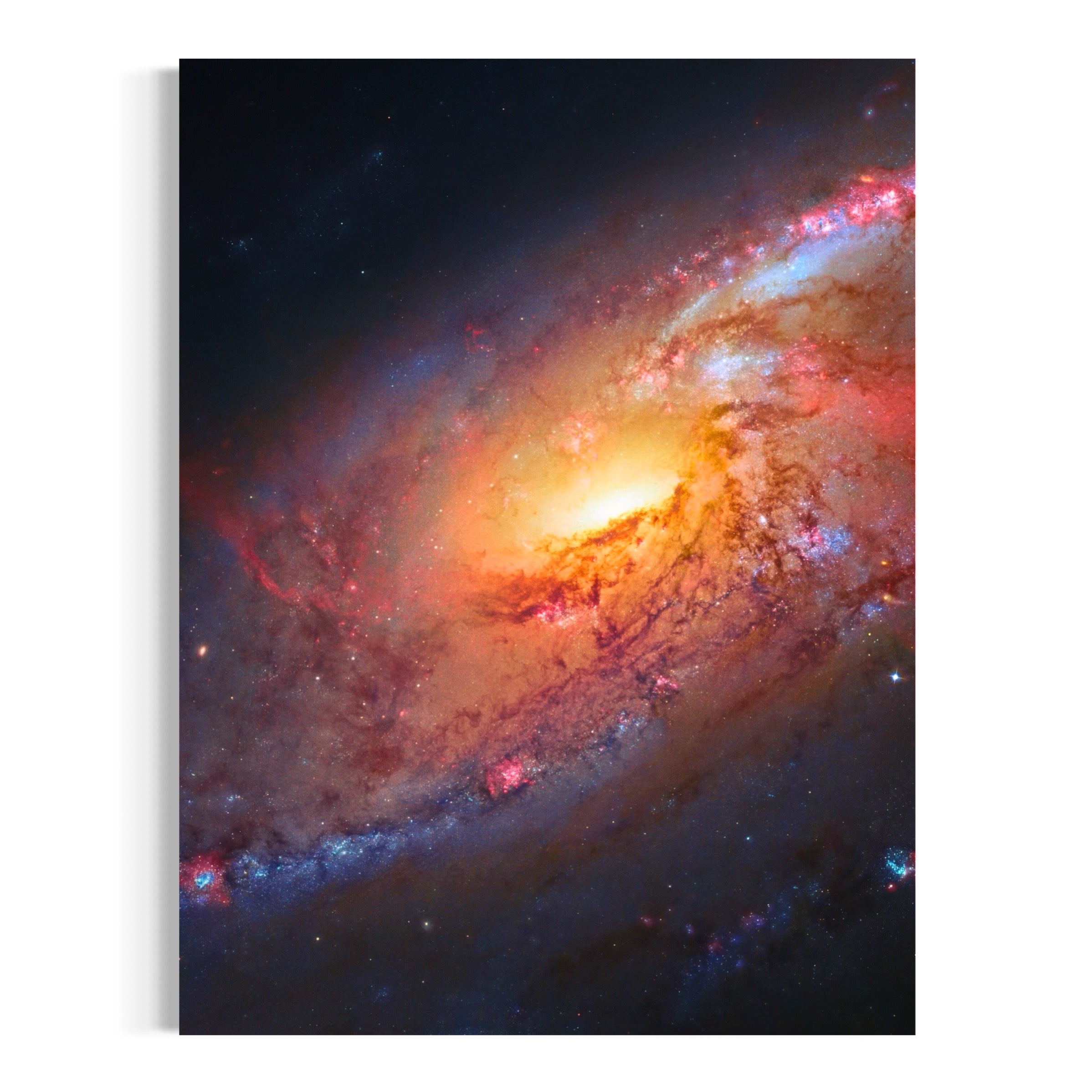Mysteries of Messier 106 - Moderno Wall Art Wall Art