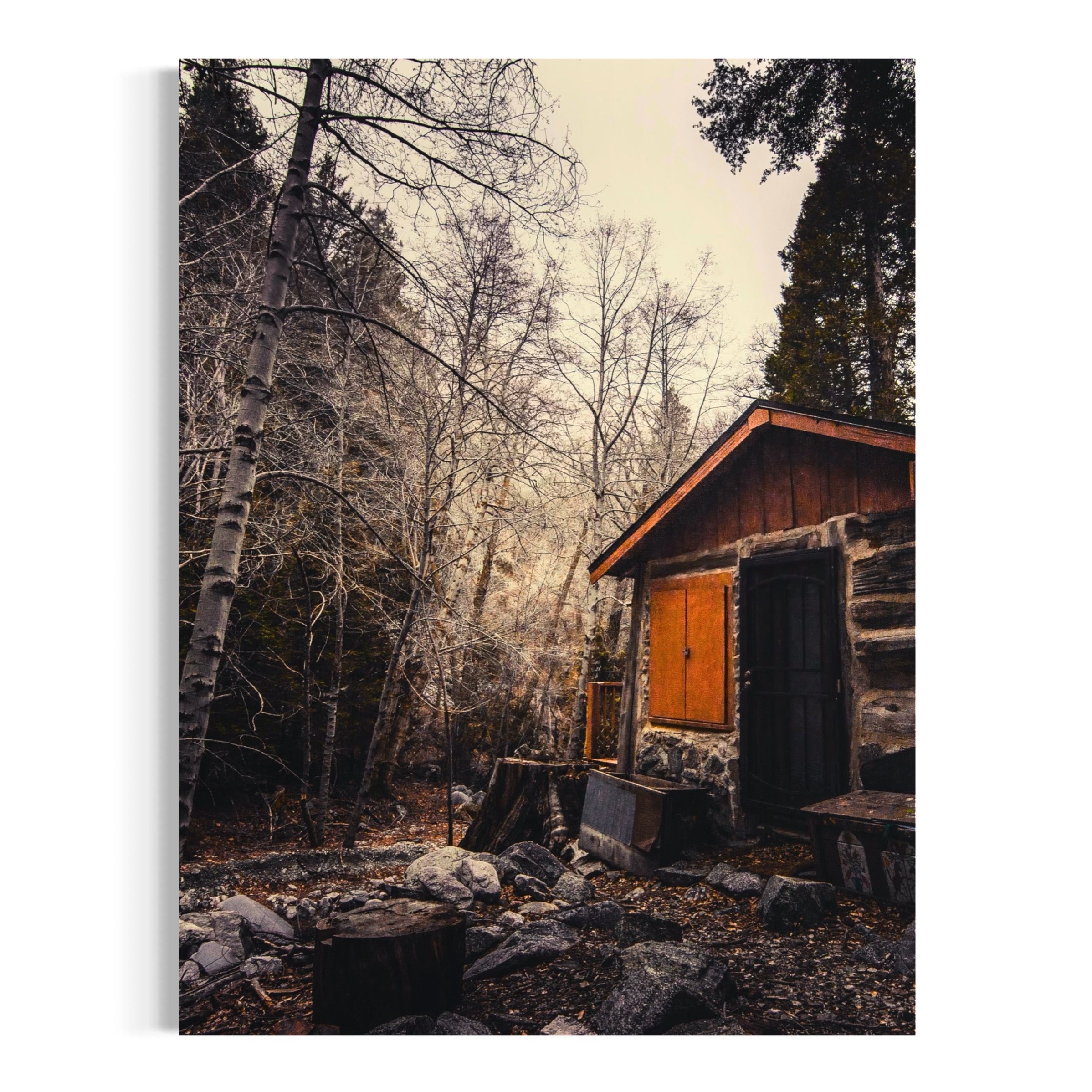 Mysterious Cabin - Moderno Wall Art Wall Art