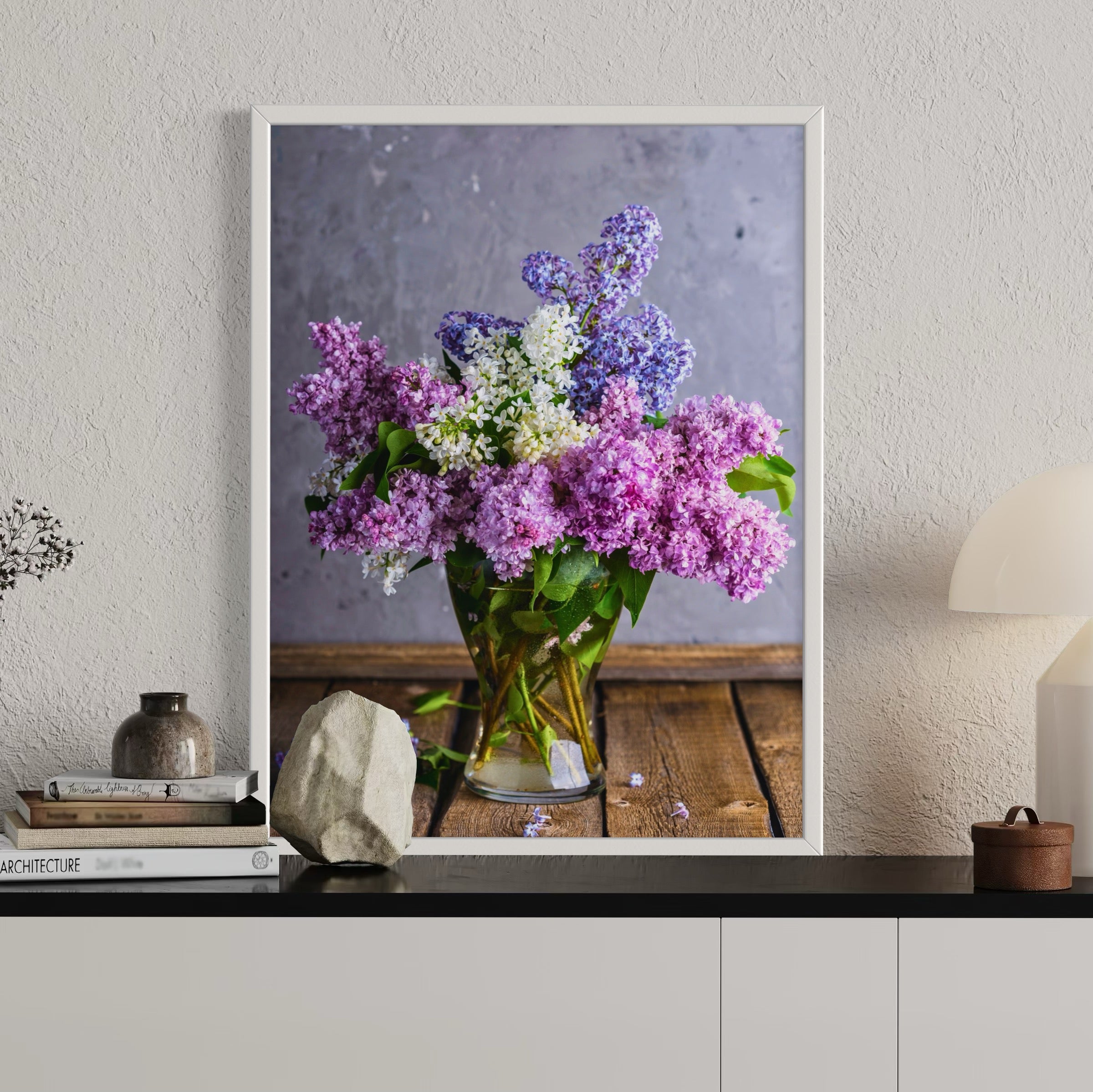 Lilac Bouquet - Moderno Wall Art Wall Art