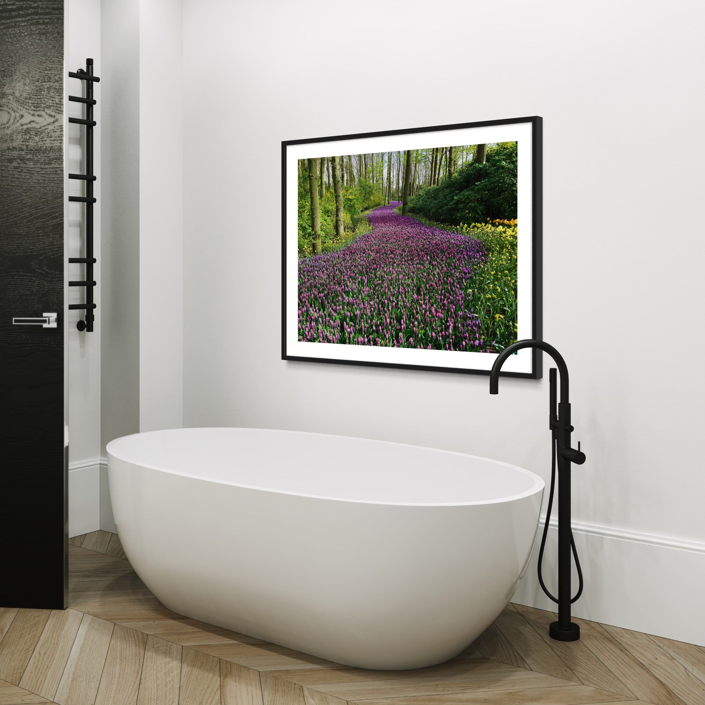 Lavender Pathway - Moderno Wall Art Wall Art