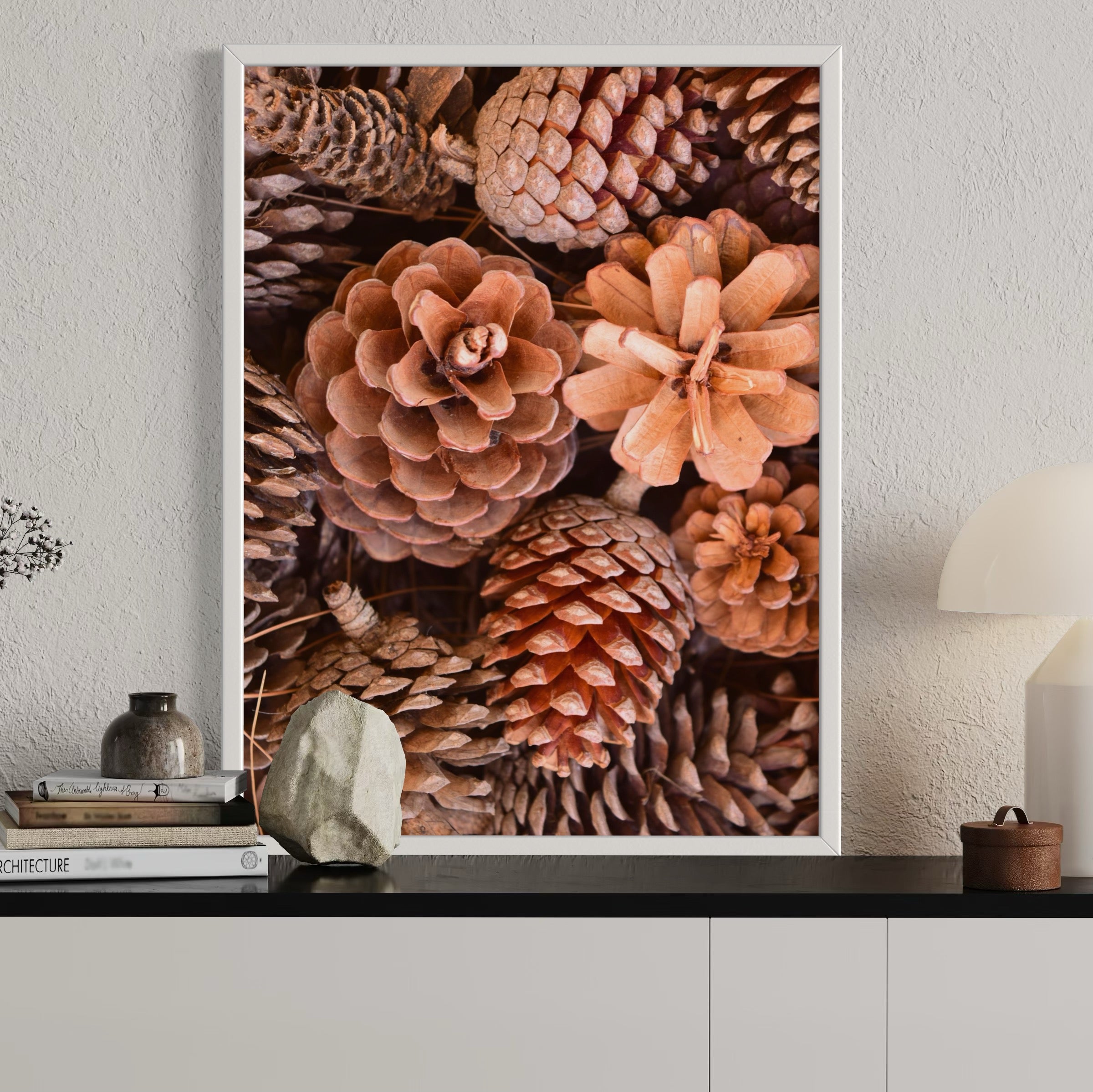 Woodland Pine Cones - Moderno Wall Art Wall Art