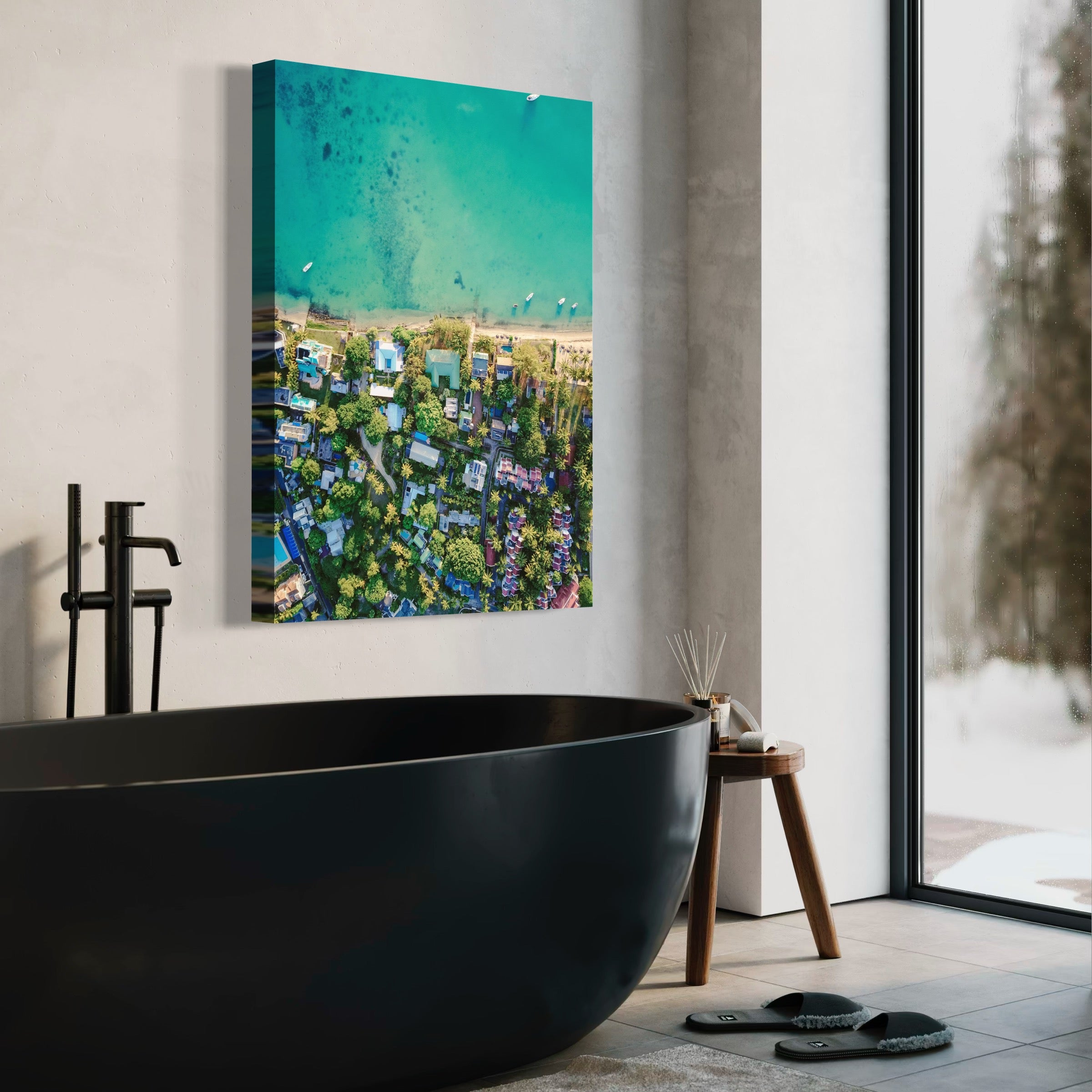 Shores of Mauritius - Moderno Wall Art Wall Art