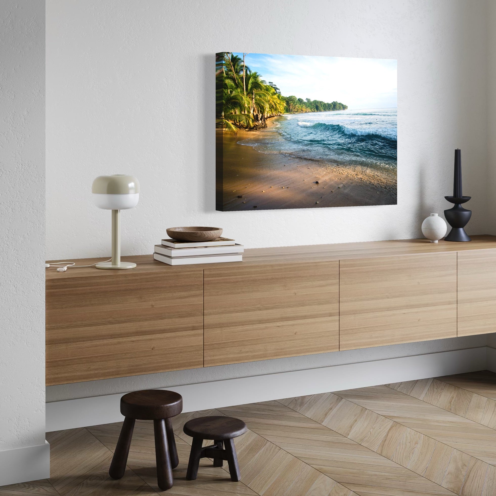 Tropical Shoreline - Moderno Wall Art Wall Art