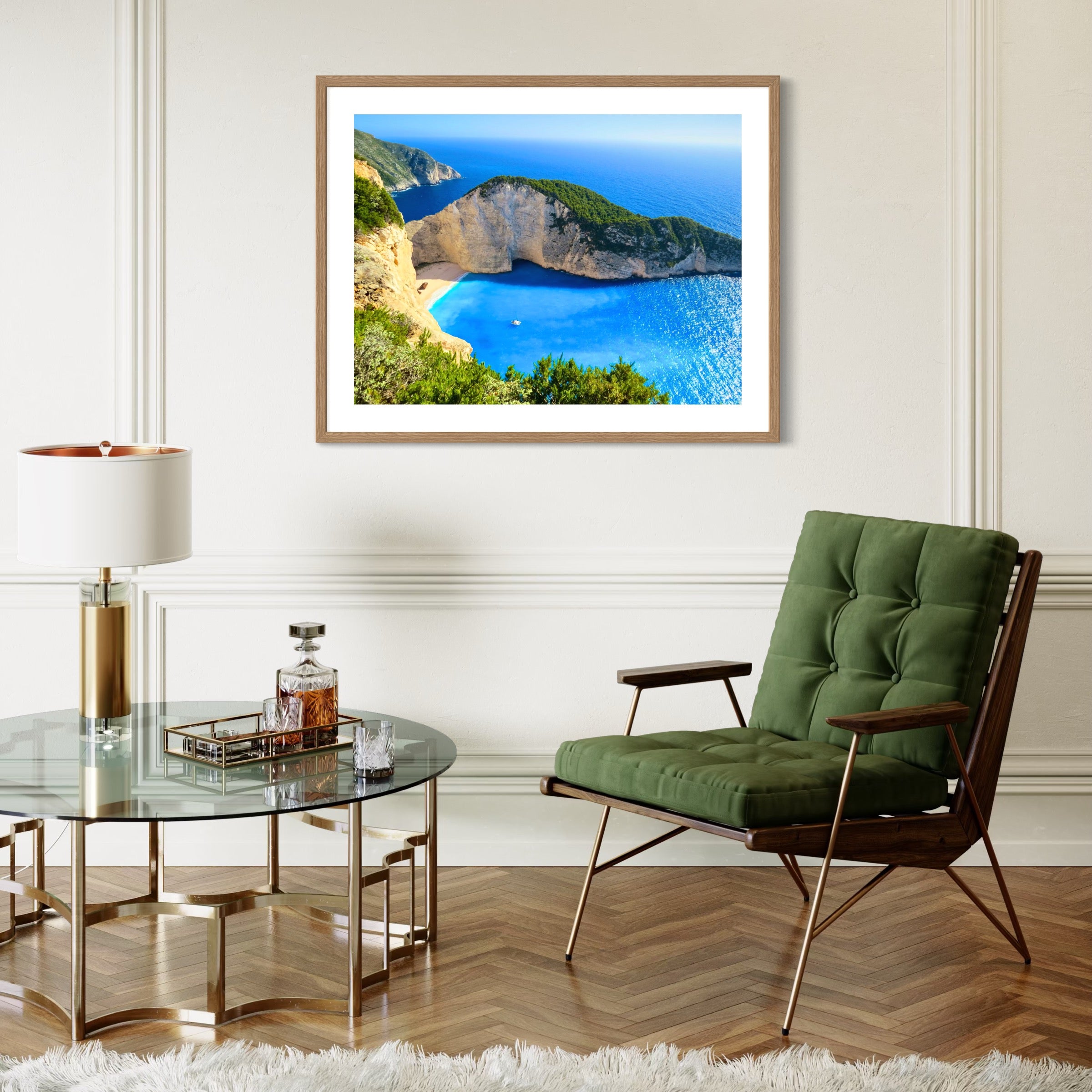Navagio Blue - Moderno Wall Art Wall Art