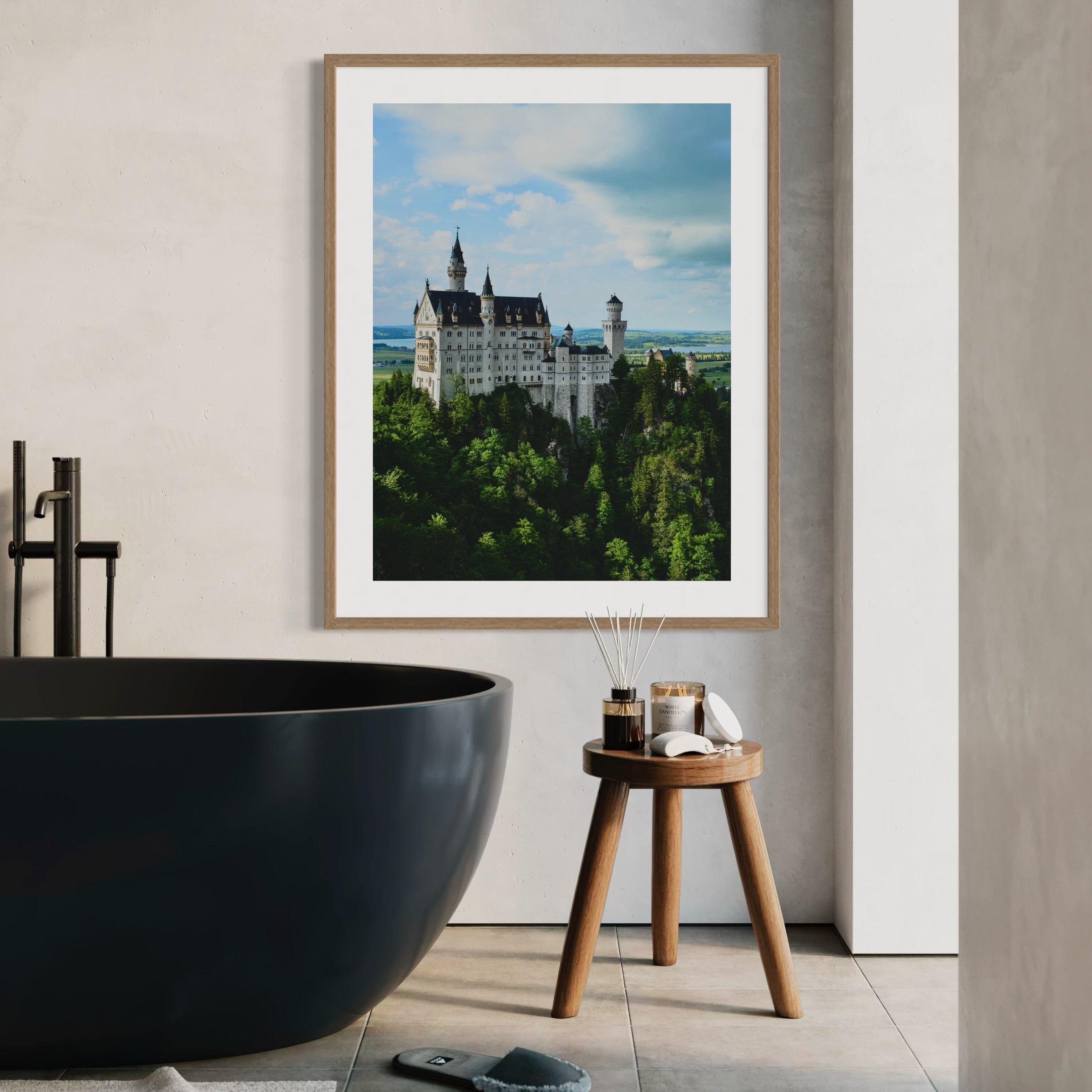 Neuschwanstein Castle - Moderno Wall Art Wall Art