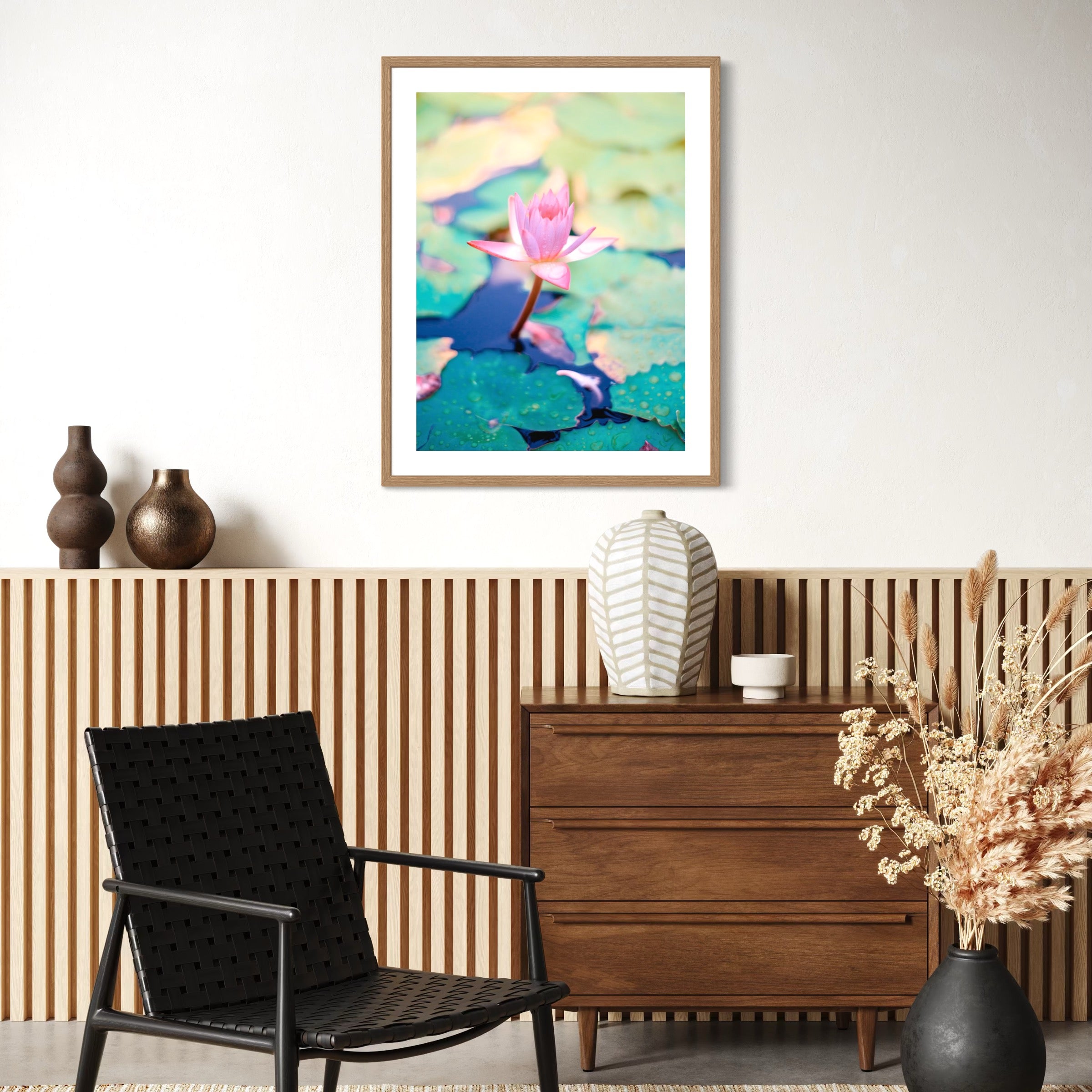 Lotus Flower - Moderno Wall Art Wall Art