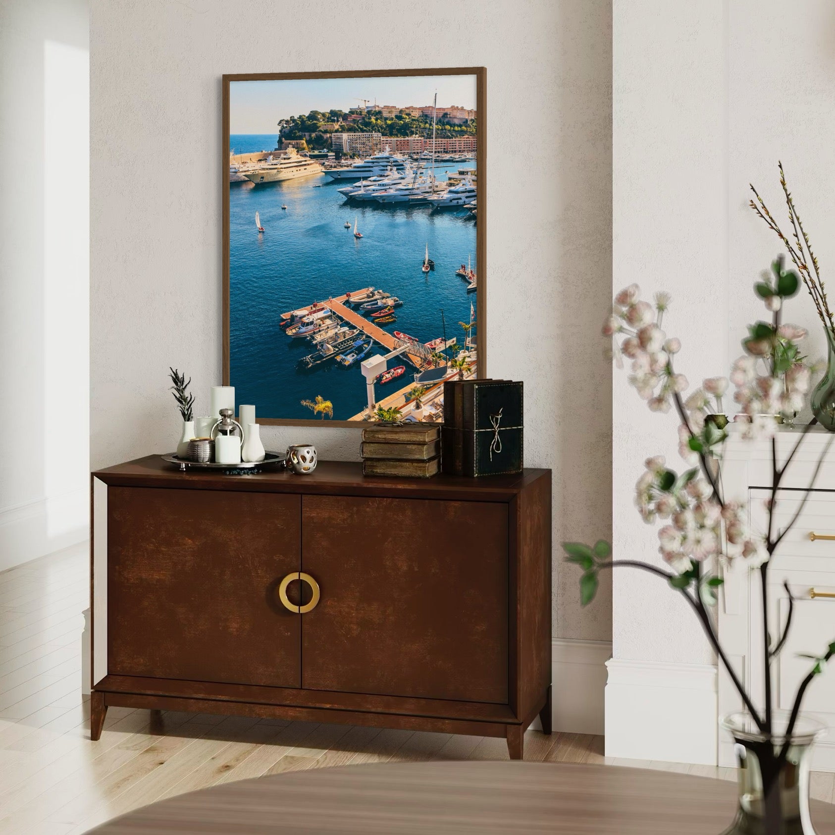 Mediterranean Marina I - Moderno Wall Art Wall Art