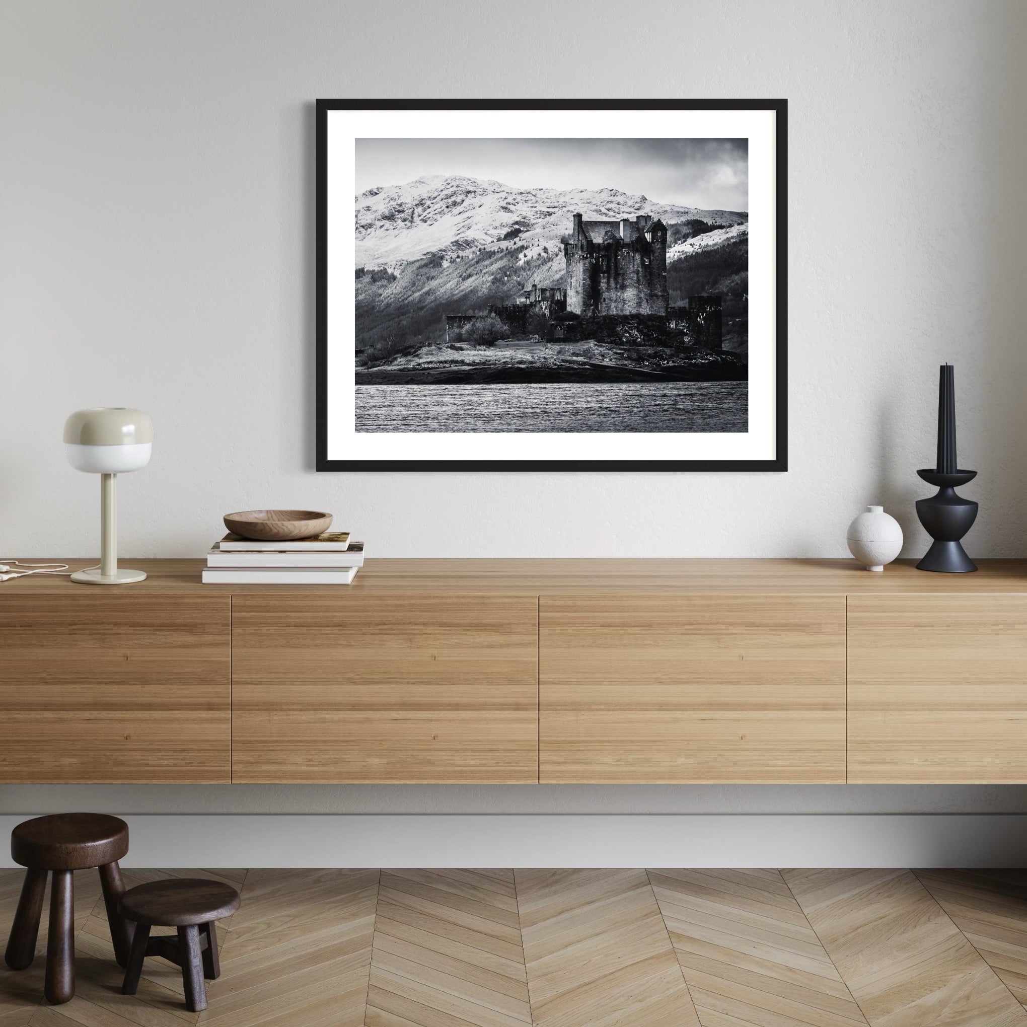 Castle on the Loch - Moderno Wall Art Wall Art