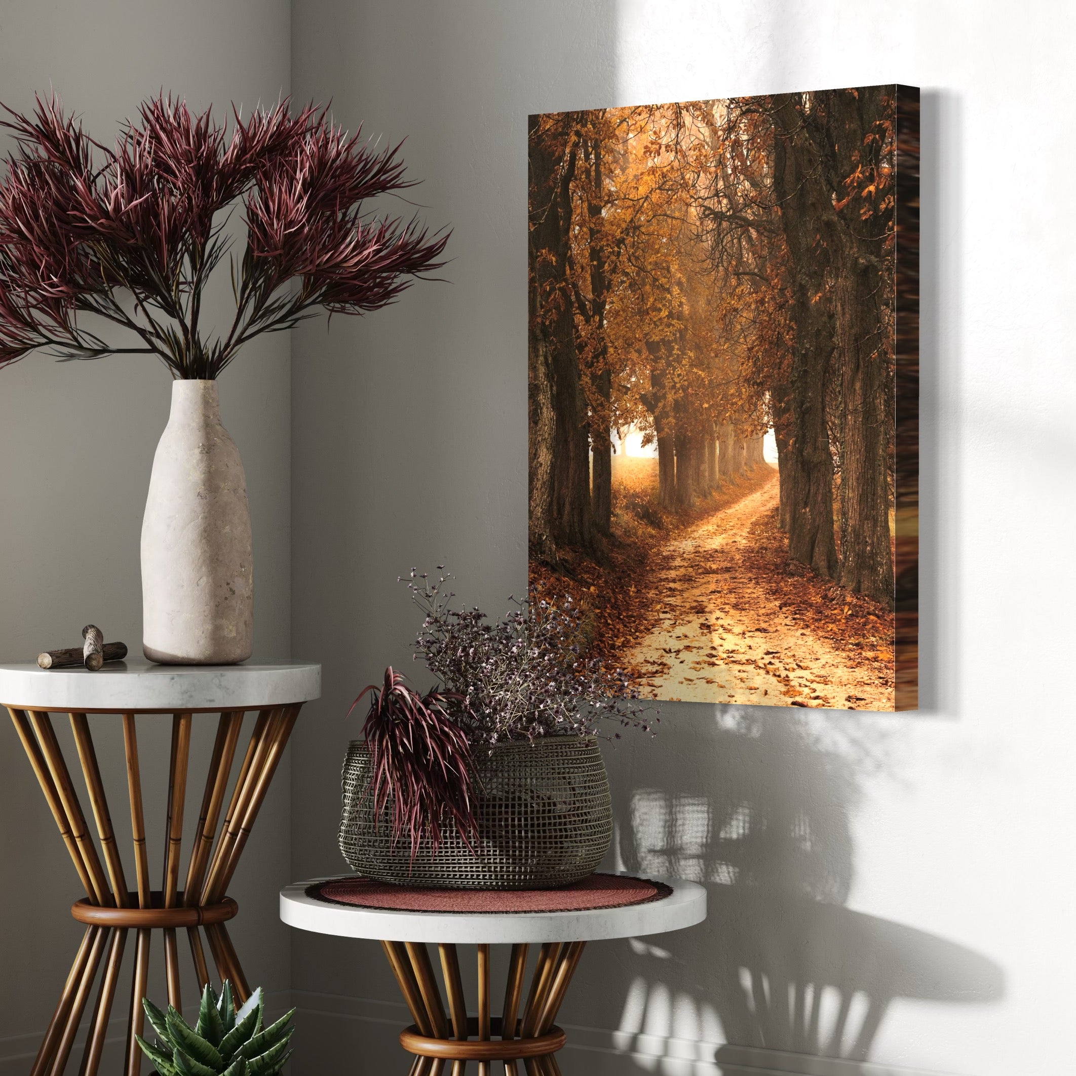 Autumn Walk - Moderno Wall Art Wall Art