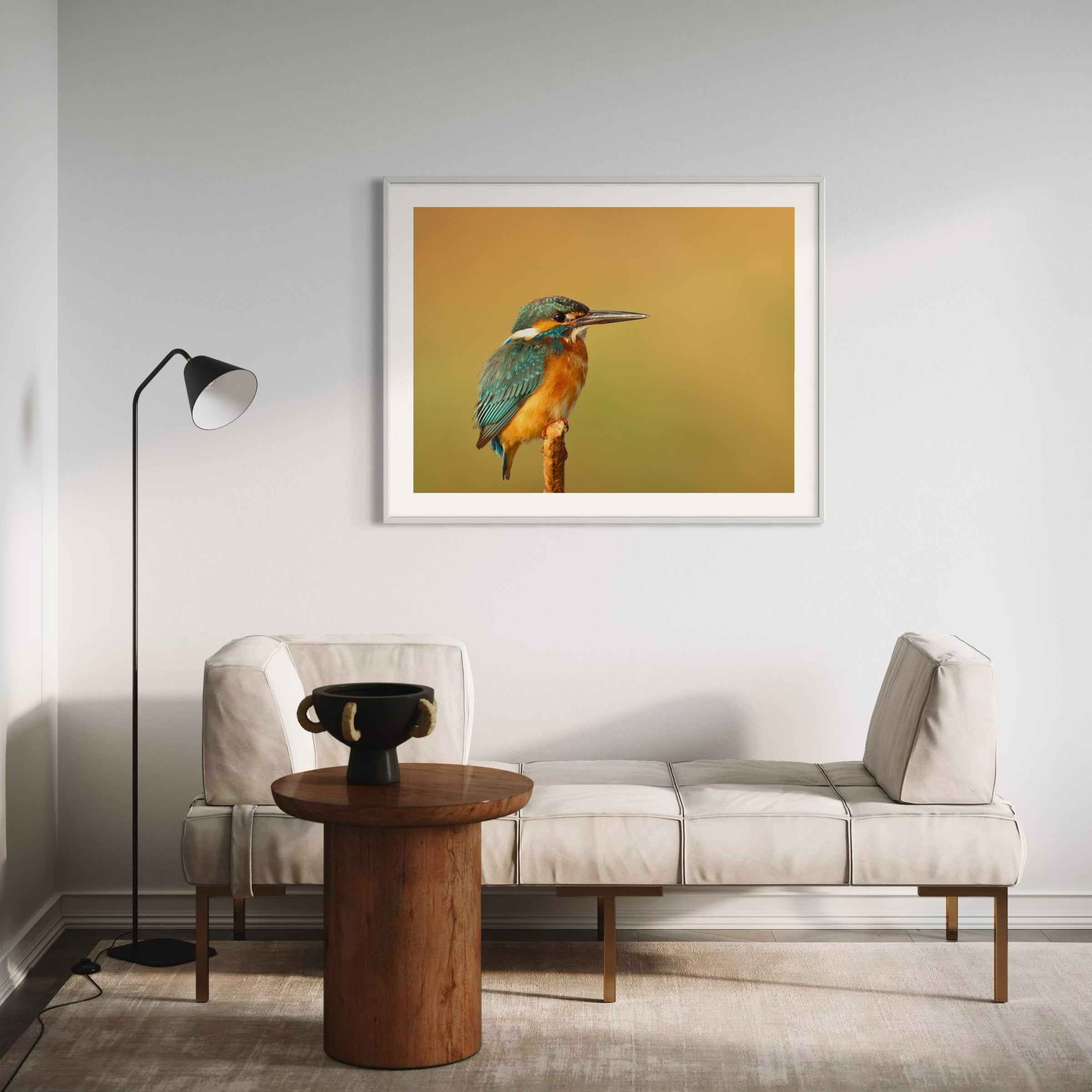 Kingfisher Perch - Moderno Wall Art Wall Art