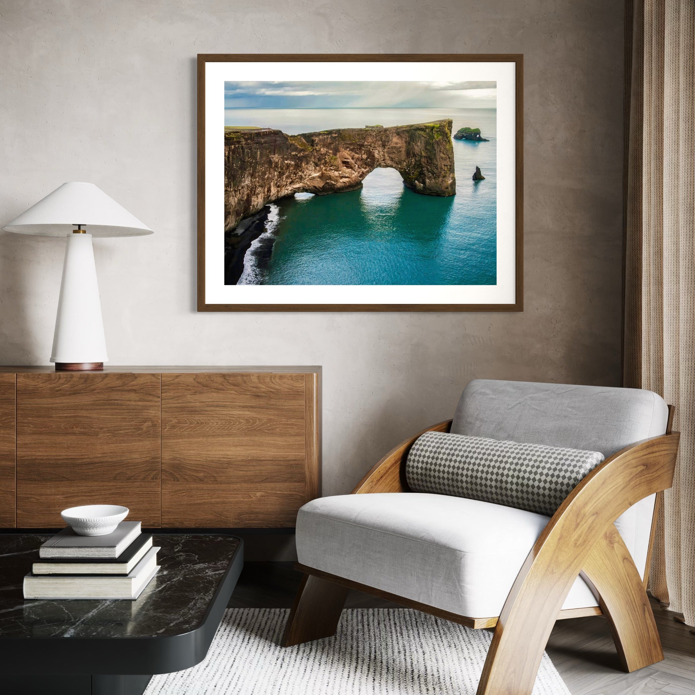 Dyrhólaey Seascape - Moderno Wall Art Wall Art