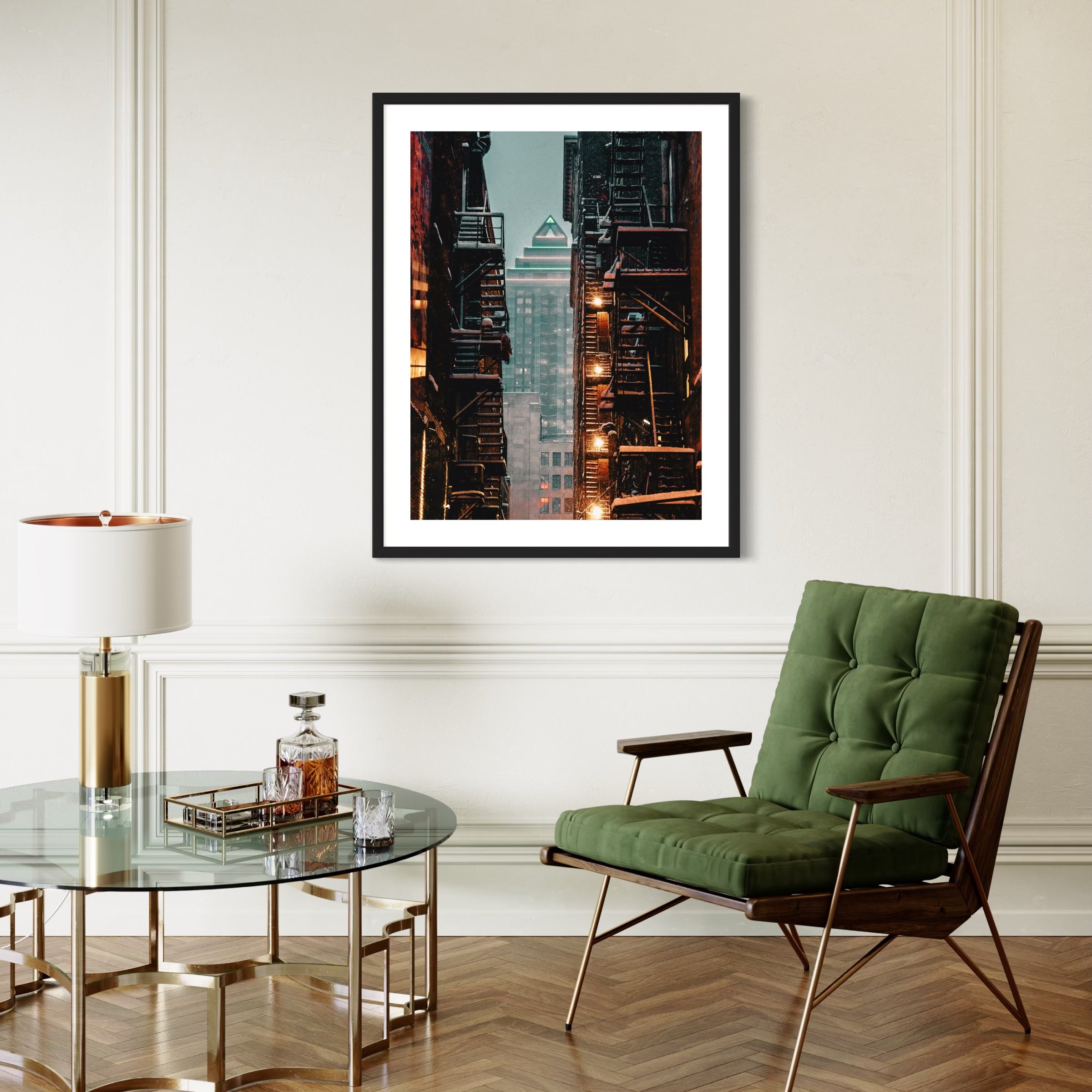 Alleyway Contrast - Moderno Wall Art Wall Art