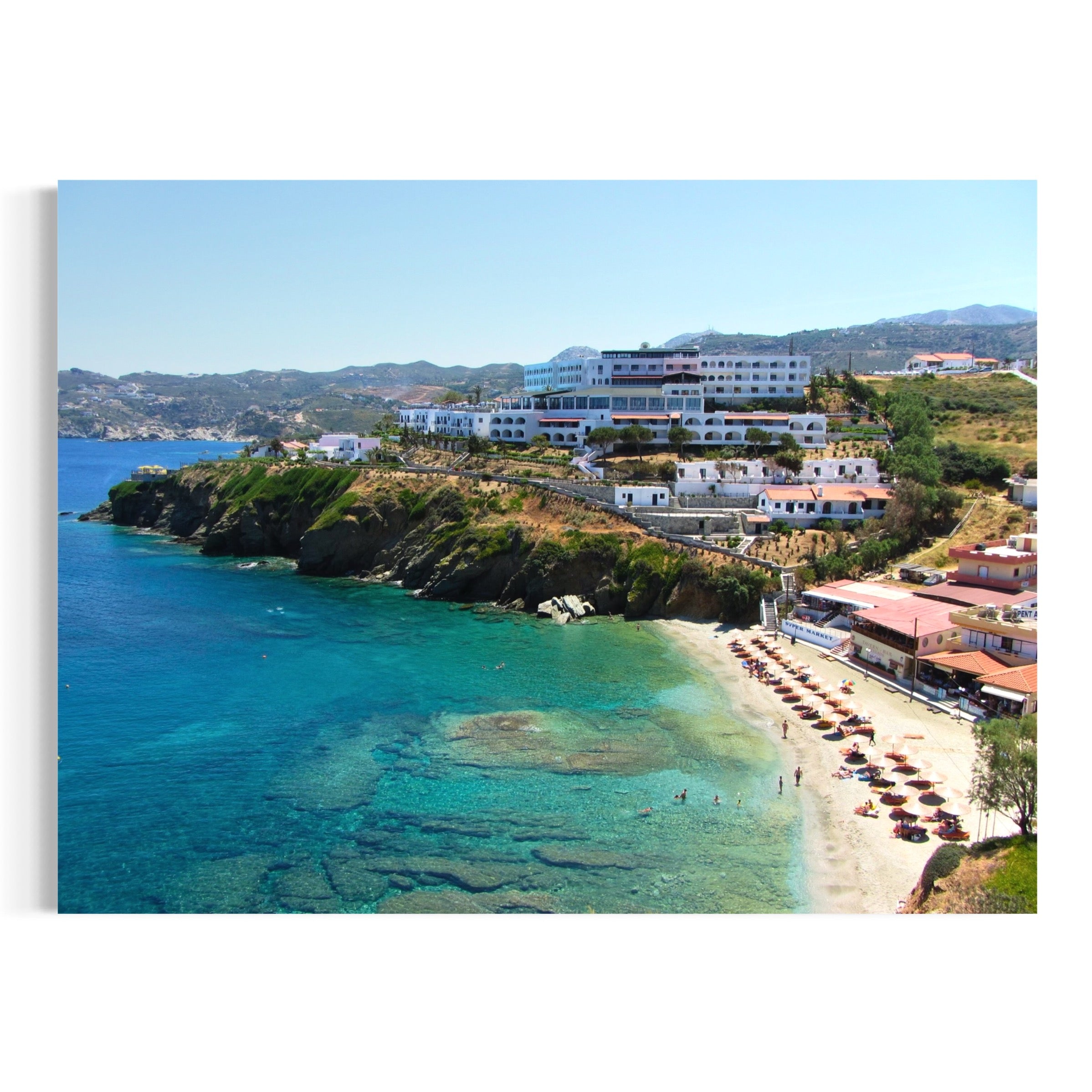 Felicidad en la costa griega