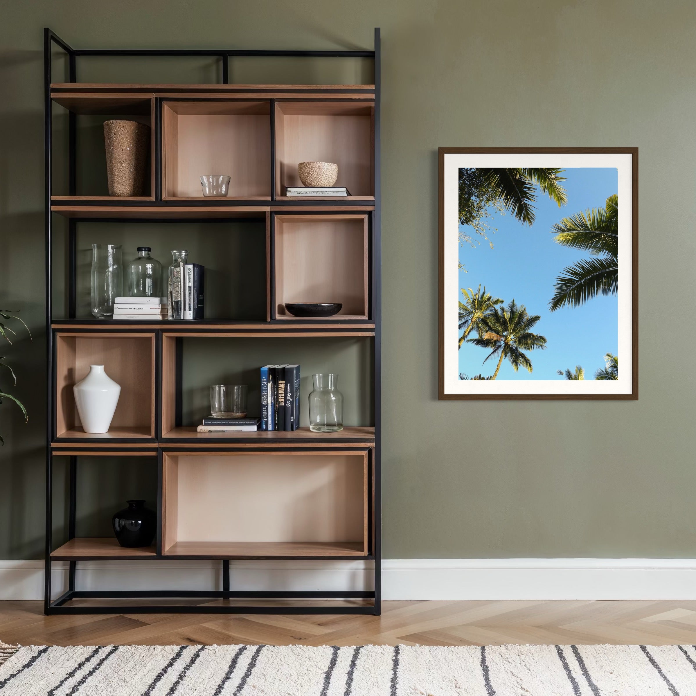 Palm Breeze - Moderno Wall Art Wall Art