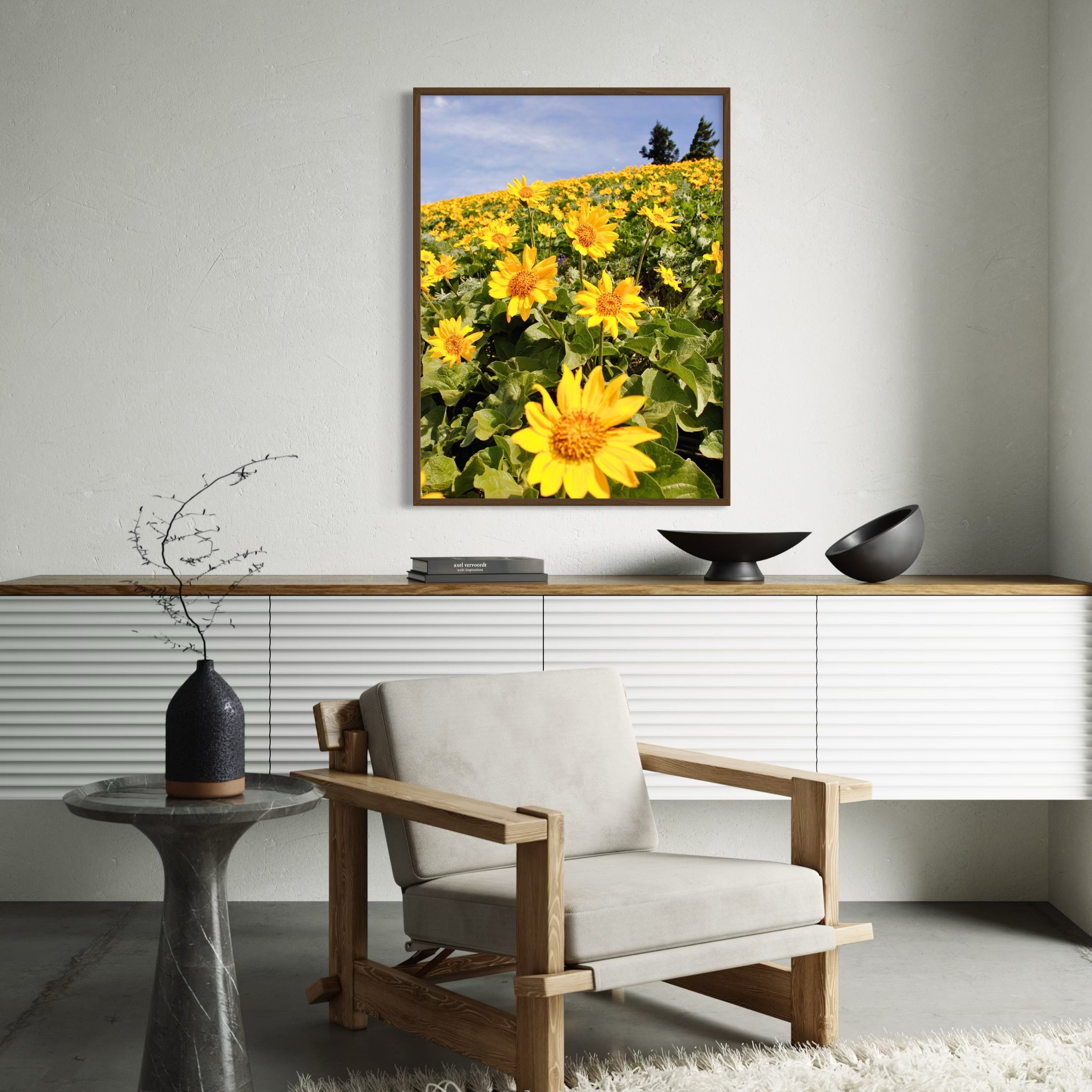 Hill of Sunshine - Moderno Wall Art Wall Art