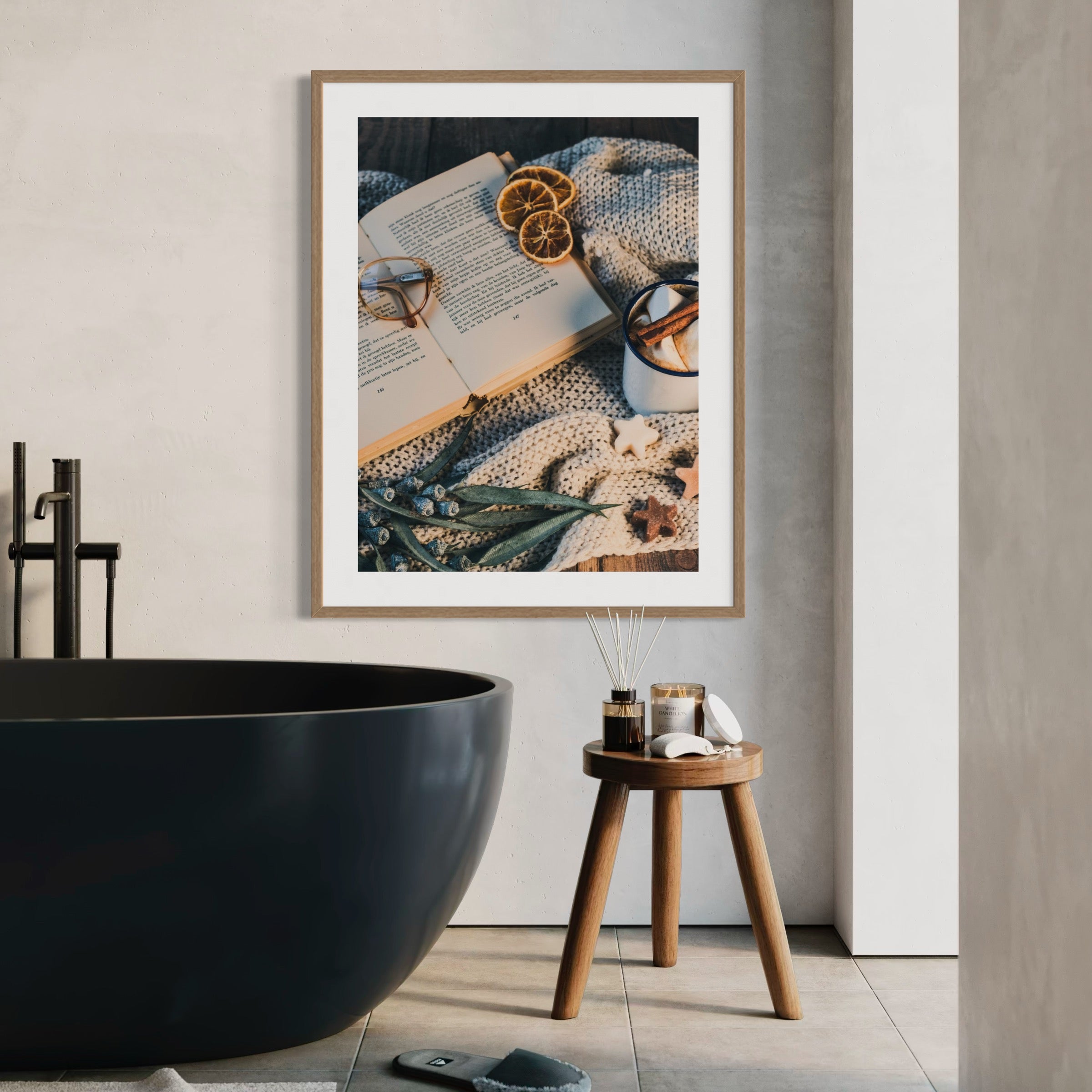 Indoor Autumn Morning - Moderno Wall Art Wall Art