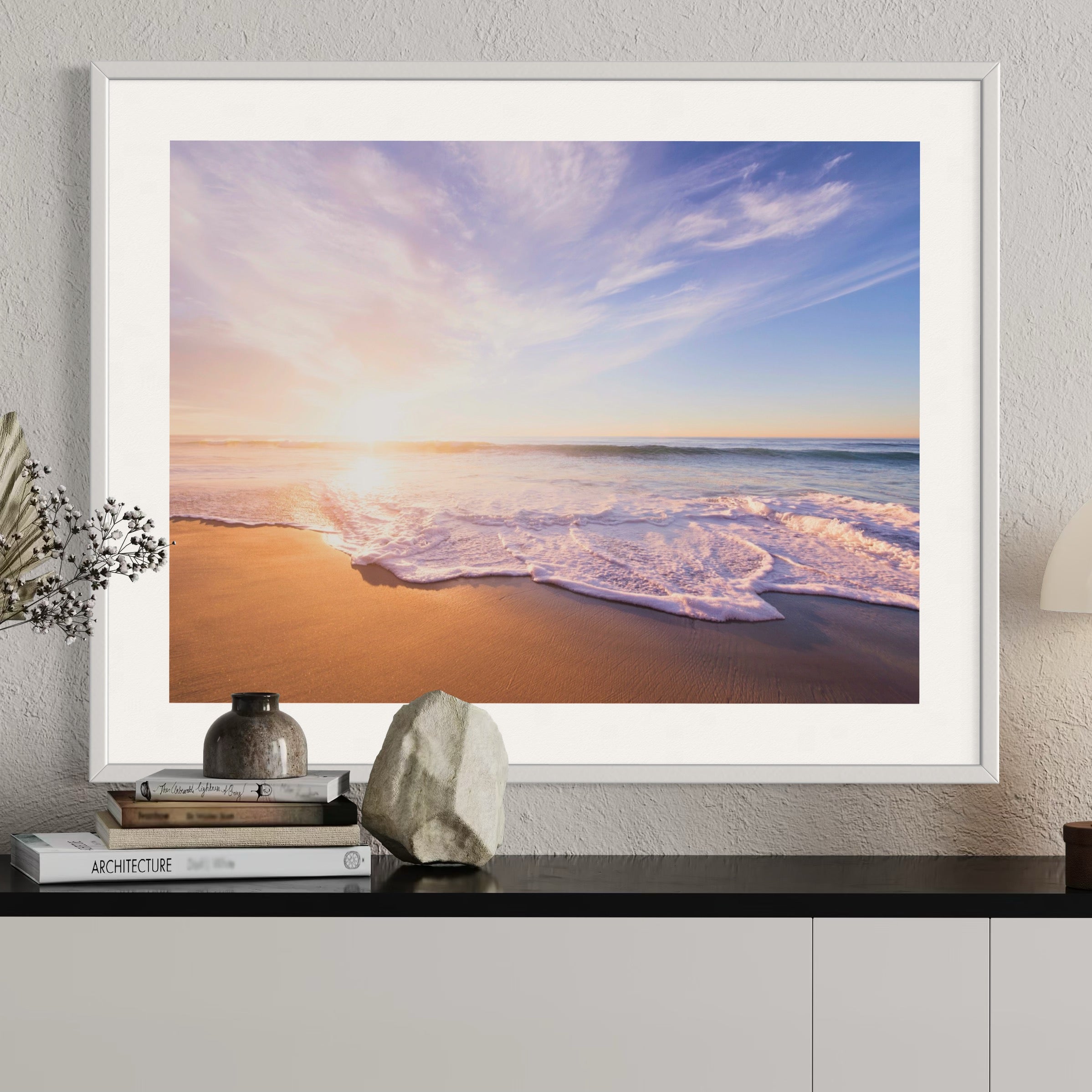 Shoreline Glow - Moderno Wall Art Wall Art