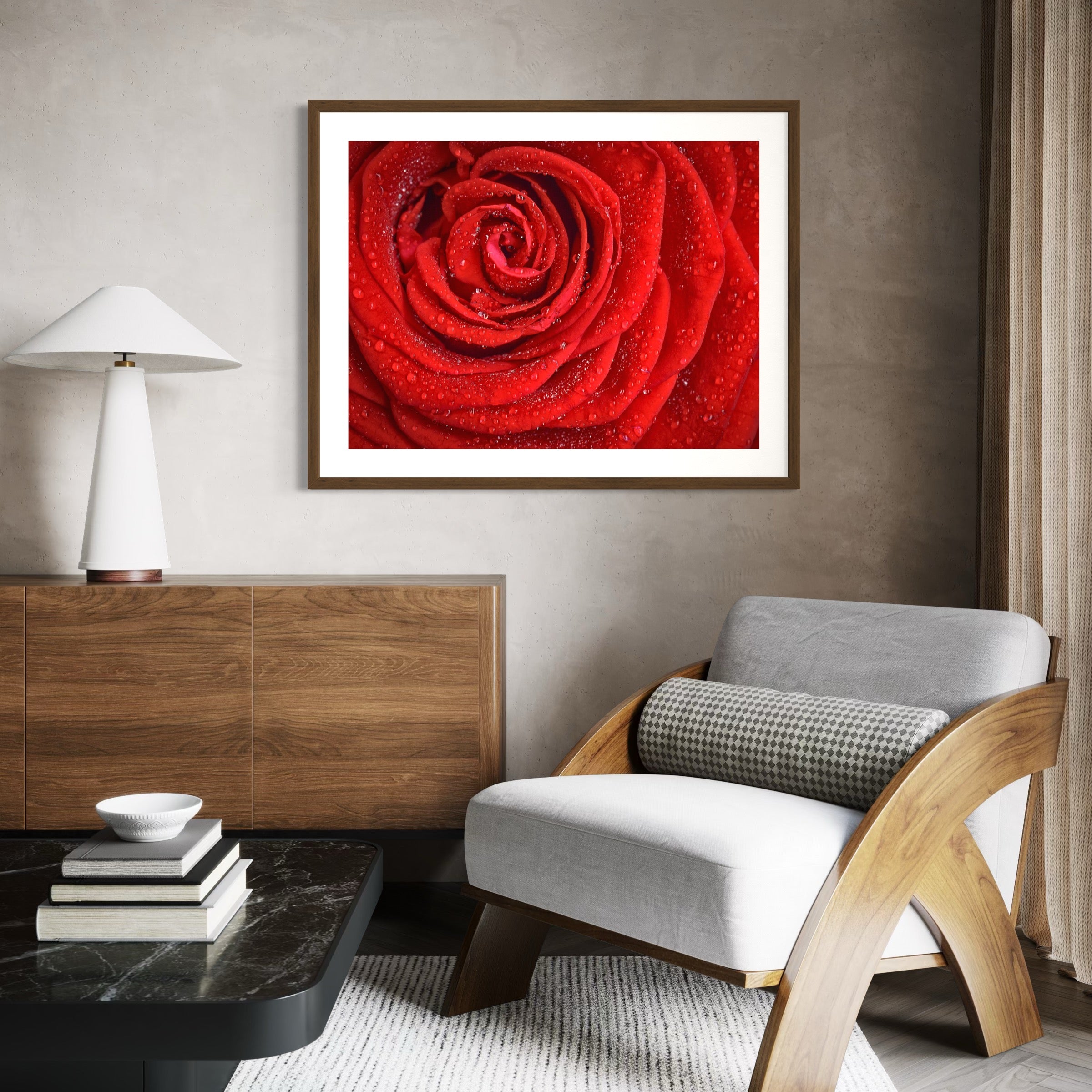 Heart of the Rose - Moderno Wall Art Wall Art