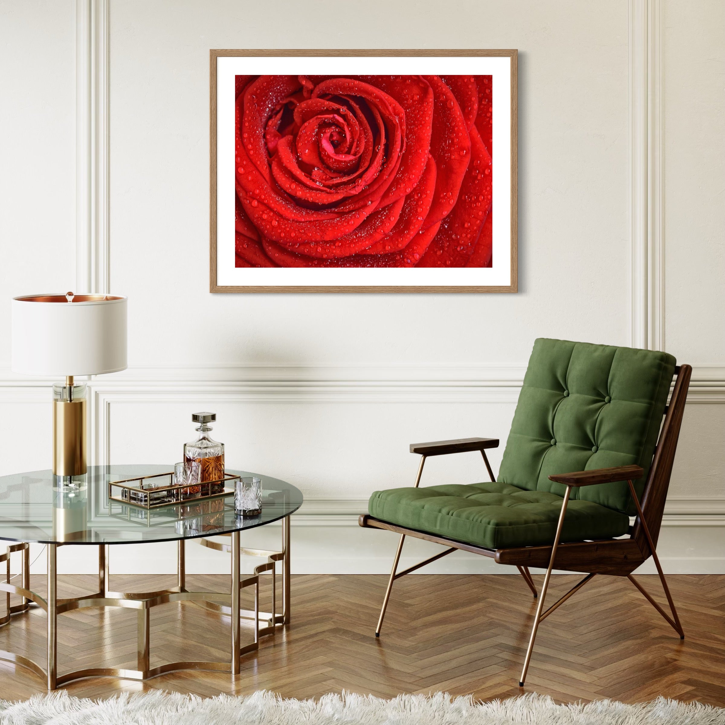 Heart of the Rose - Moderno Wall Art Wall Art