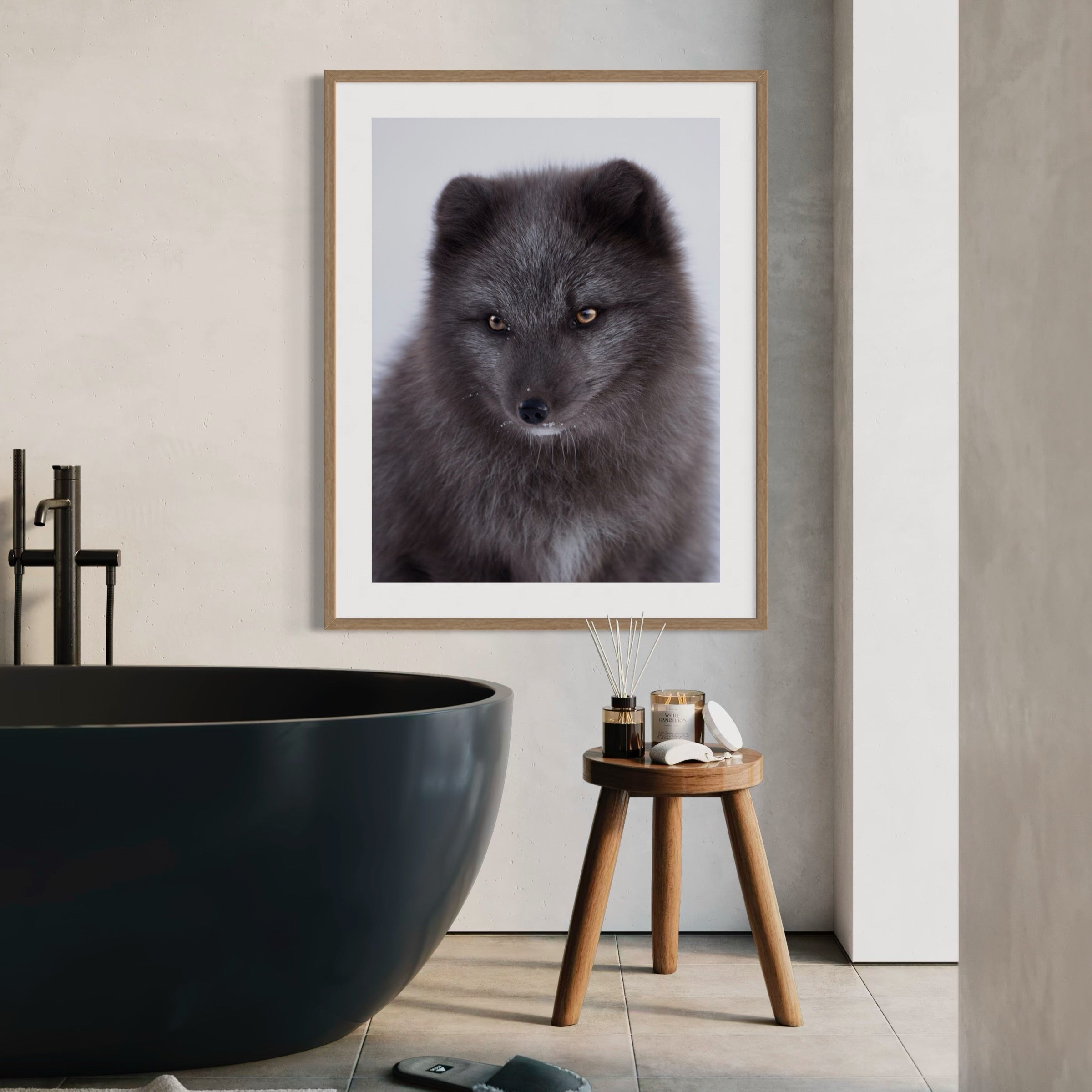 Frostbound Beauty - Moderno Wall Art Wall Art