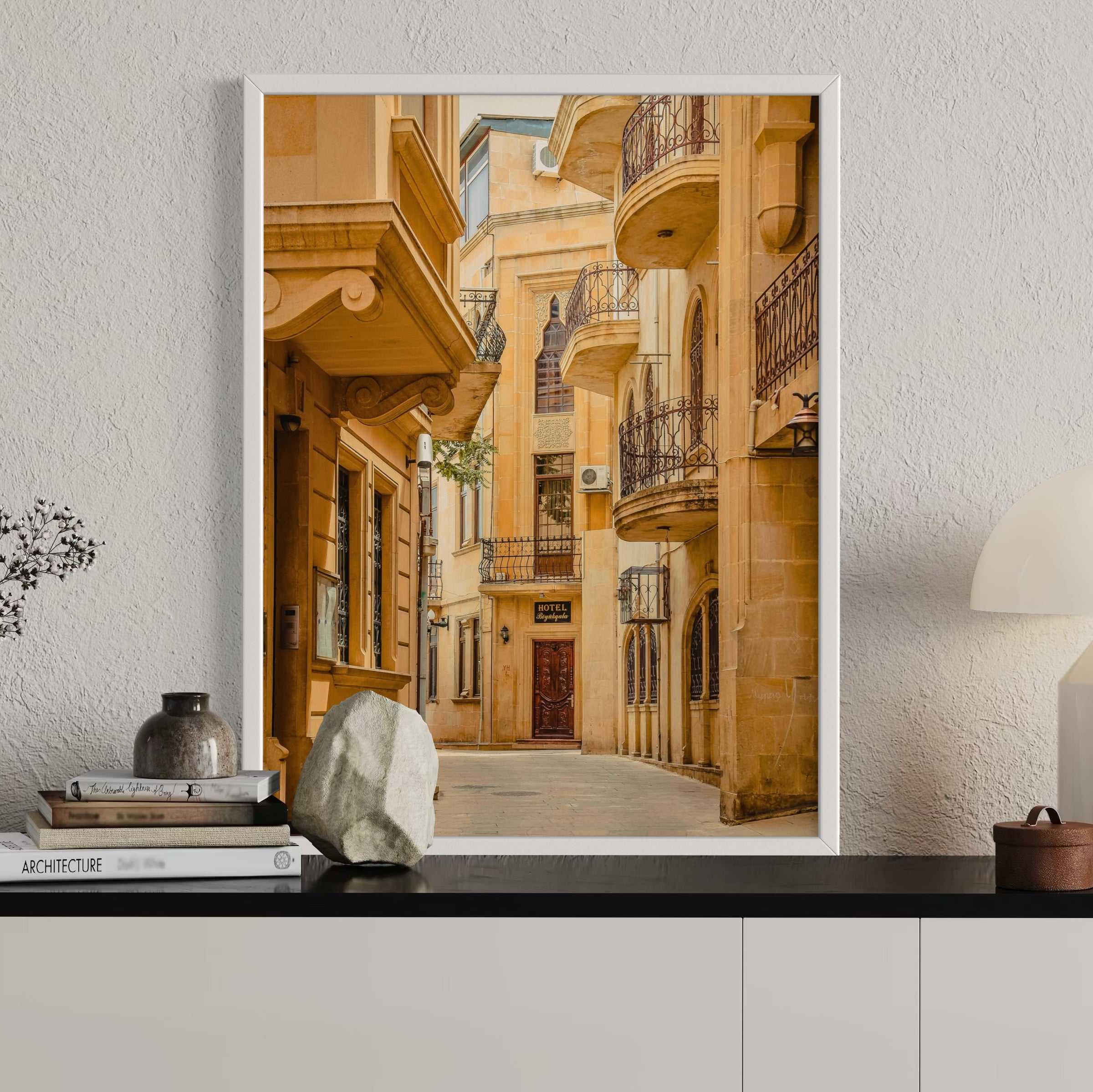 Golden Passage - Moderno Wall Art Wall Art