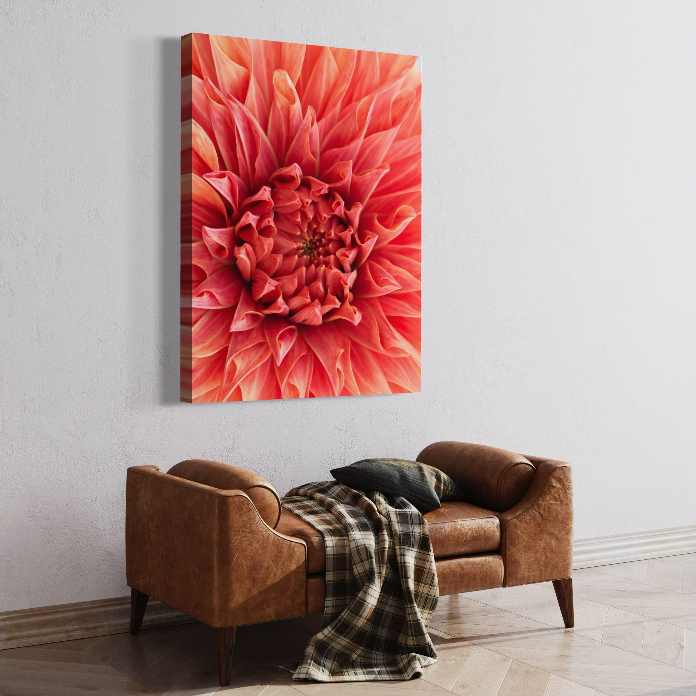 Dahlia in Detail - Moderno Wall Art Wall Art