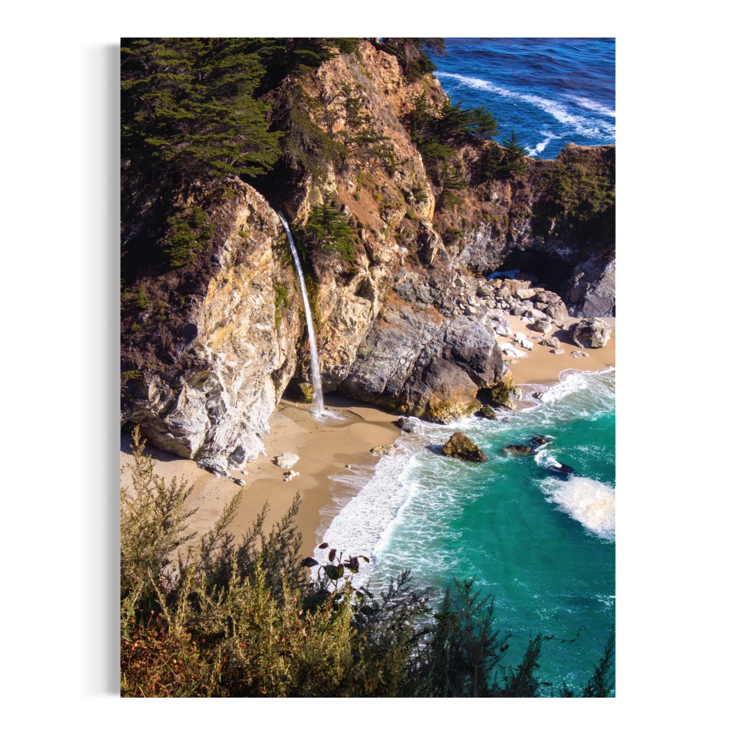 Tides of Big Sur - Moderno Wall Art Wall Art
