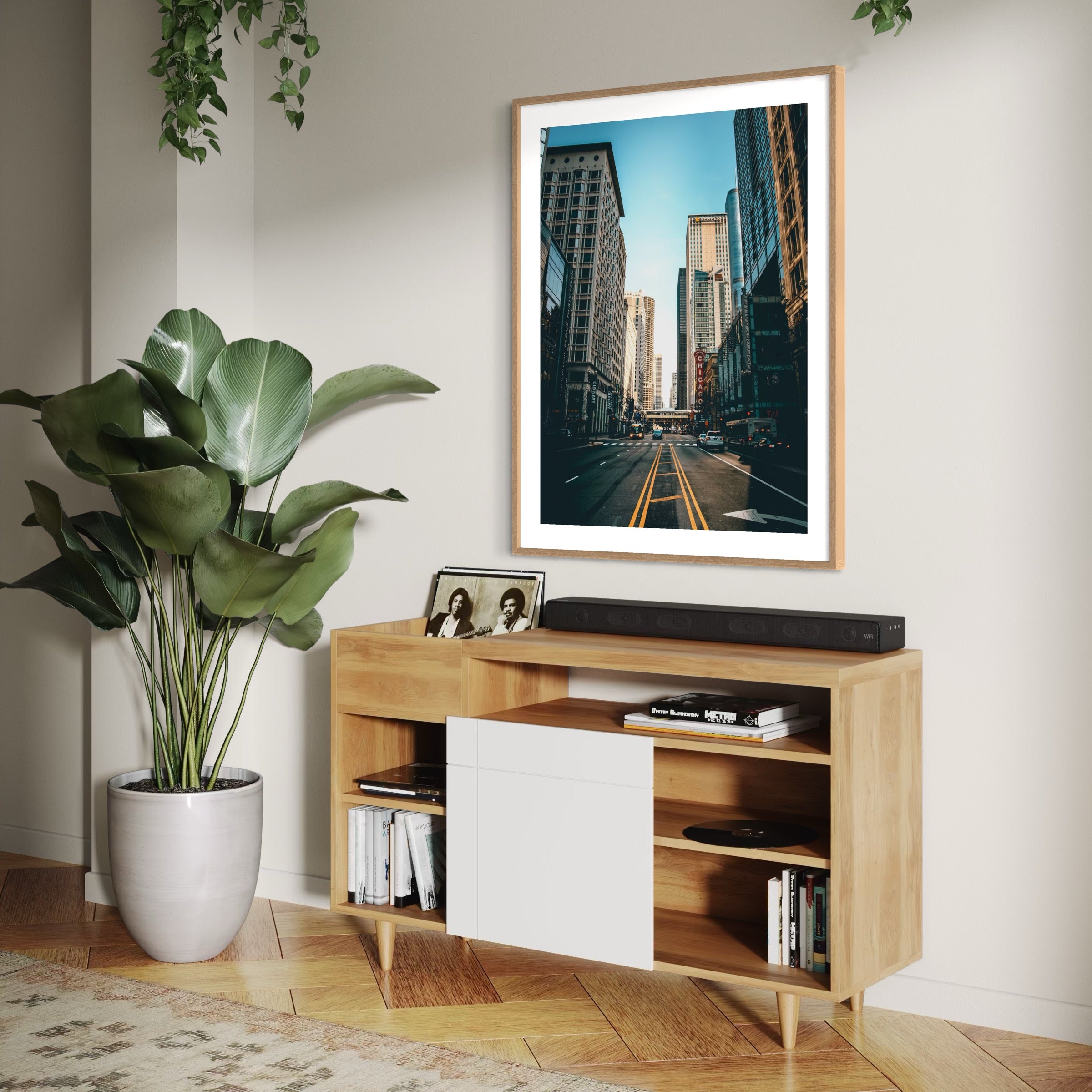 Chicago Street - Moderno Wall Art Wall Art