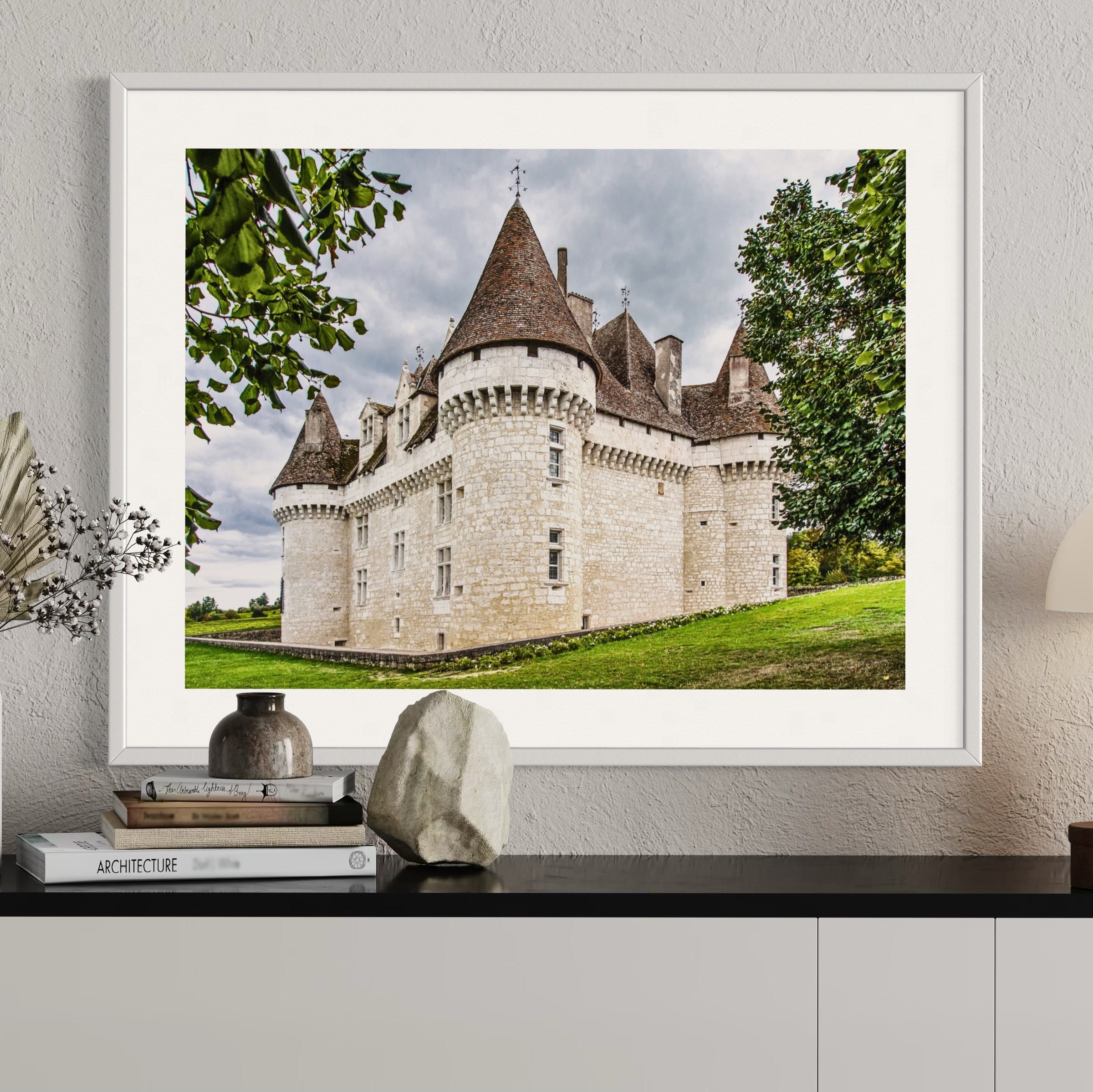French Fortress Landscape - Moderno Wall Art Wall Art