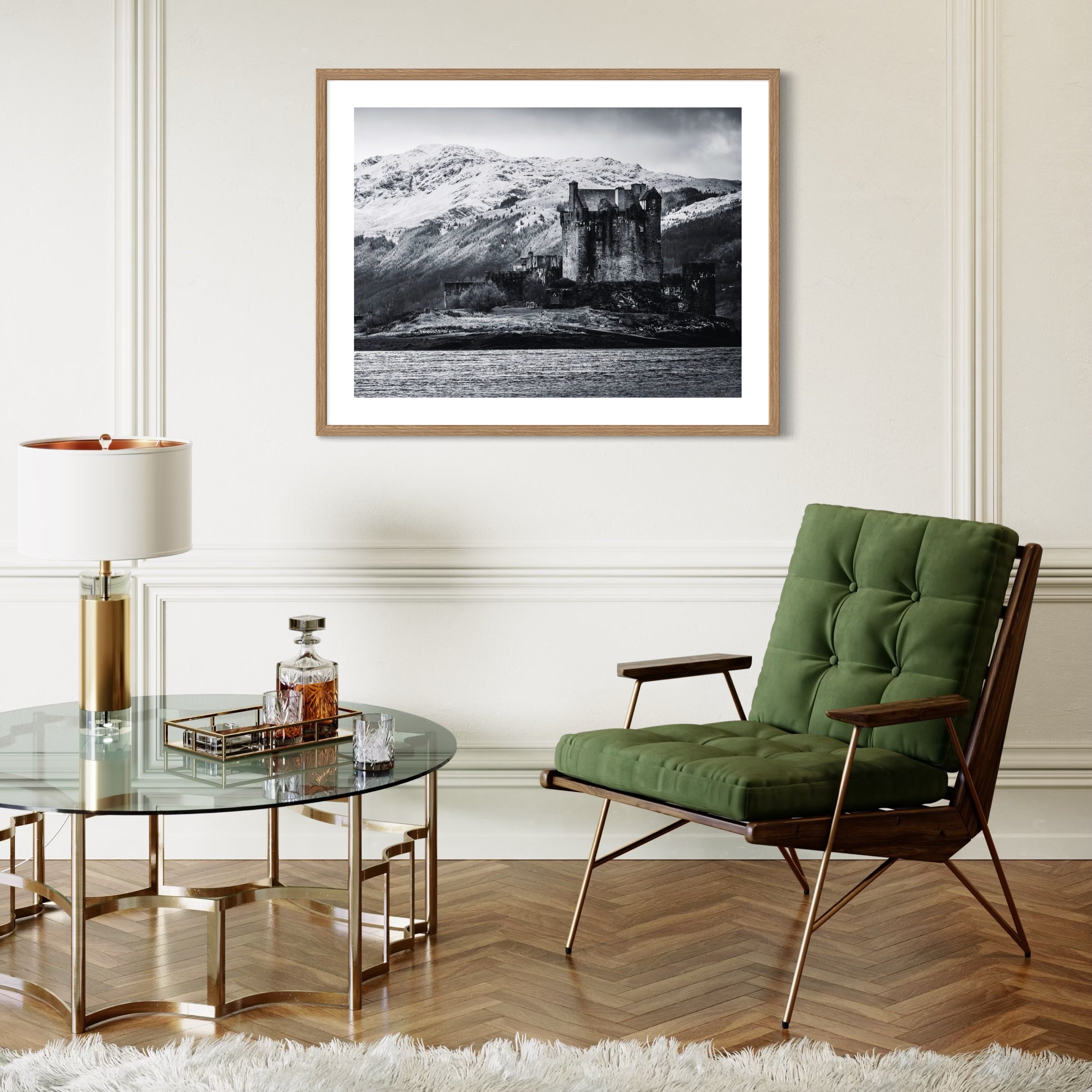 Castle on the Loch - Moderno Wall Art Wall Art