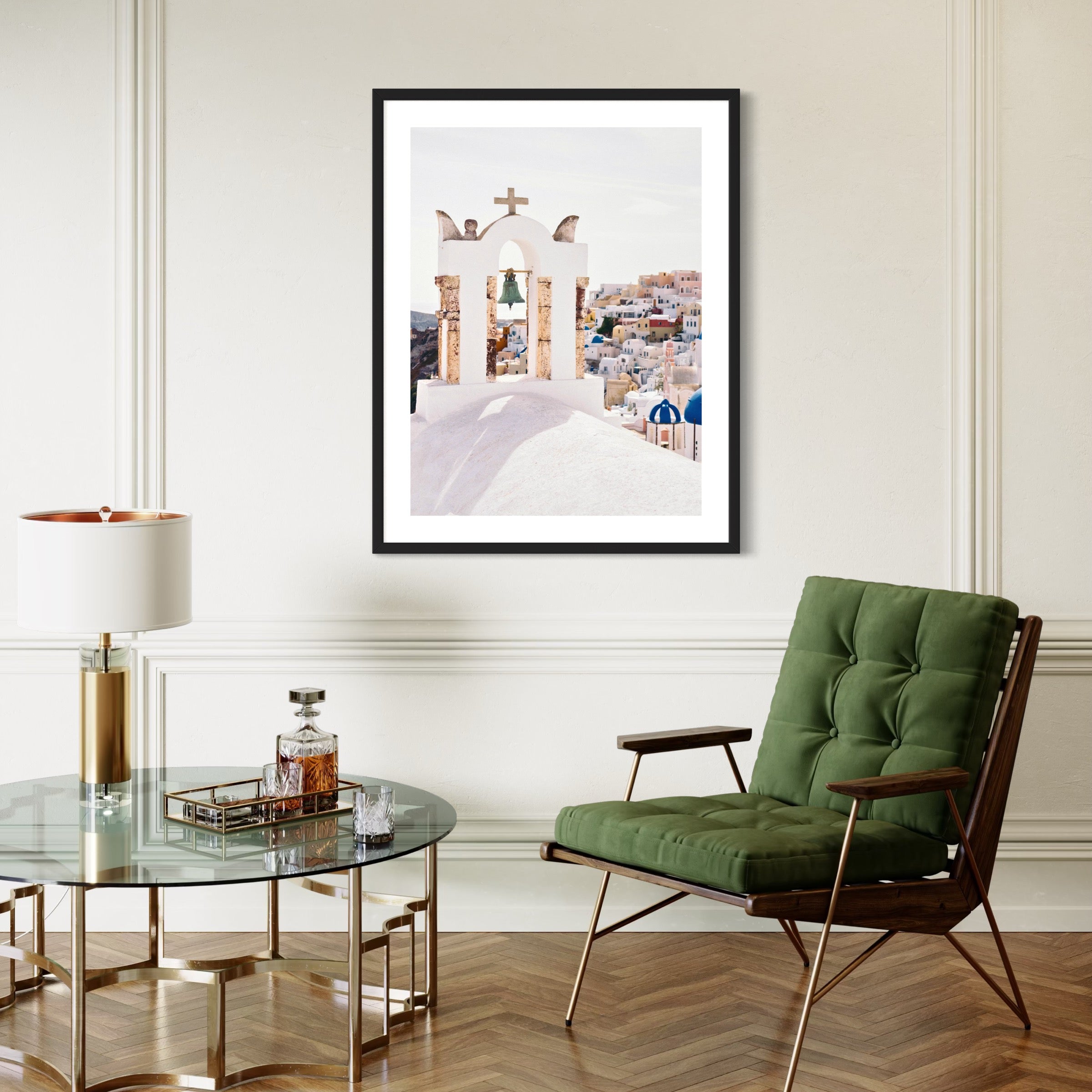 Bell Tower of Santorini - Moderno Wall Art Wall Art