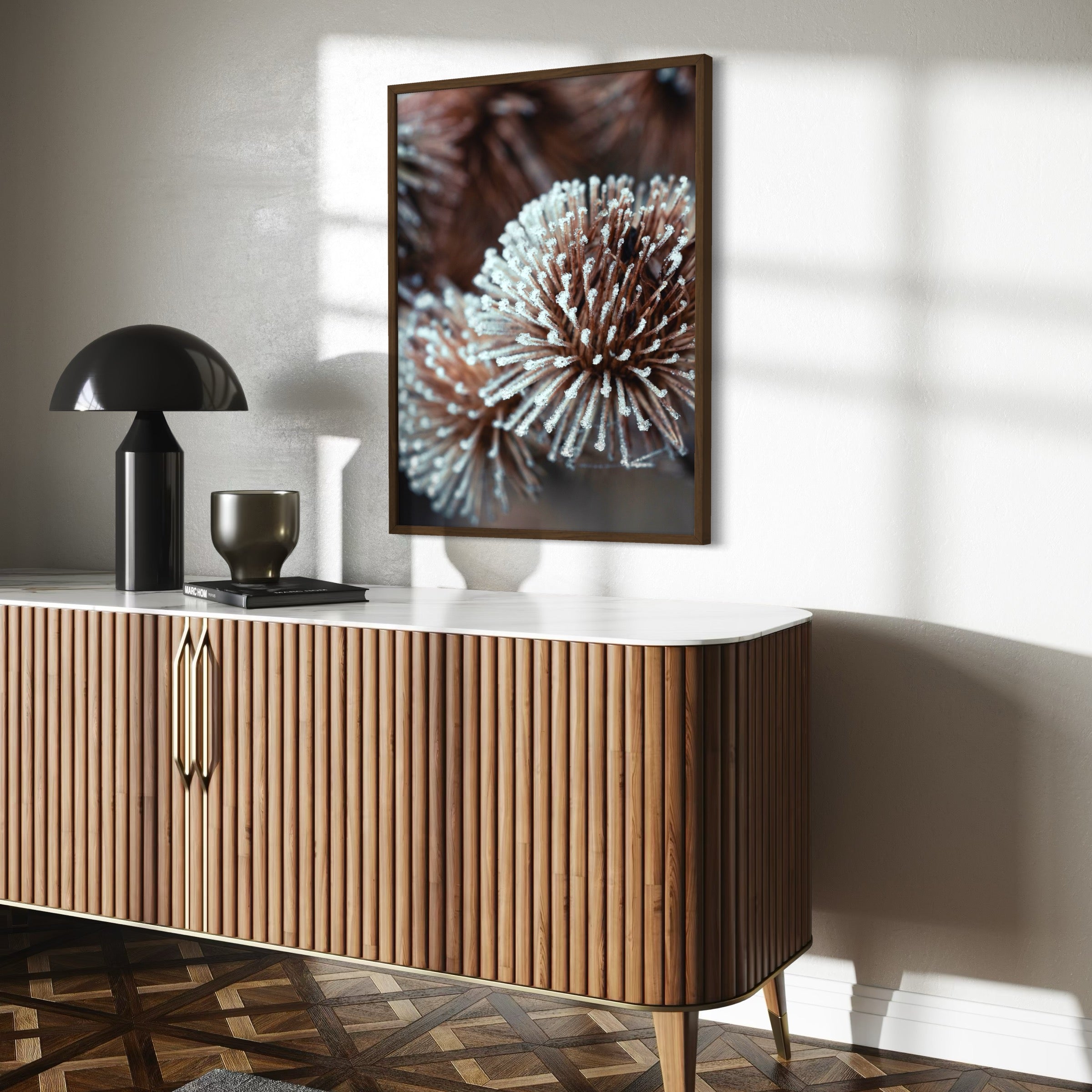 Dried Globe Thistle - Moderno Wall Art Wall Art