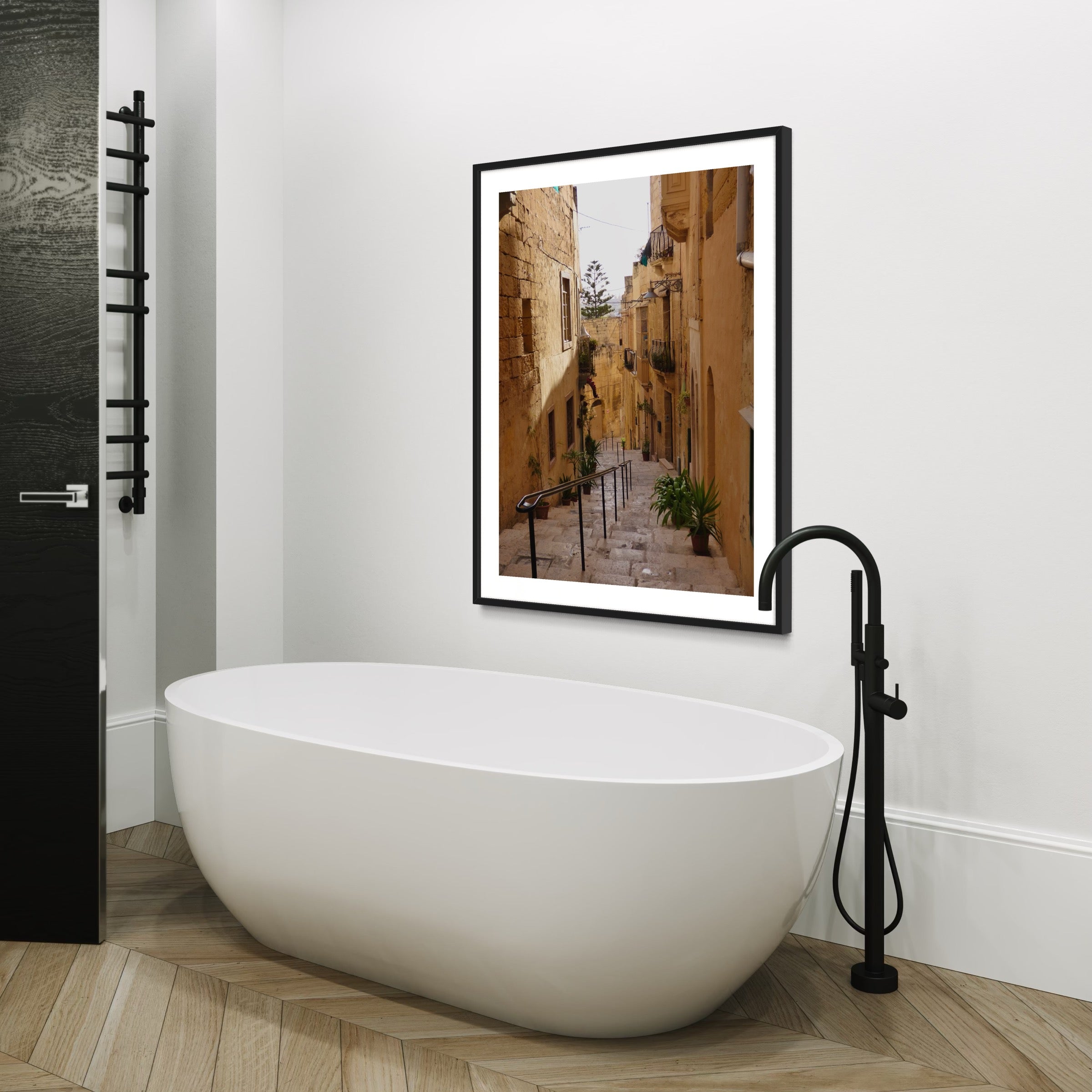 Timeless Streets of Malta - Moderno Wall Art Wall Art