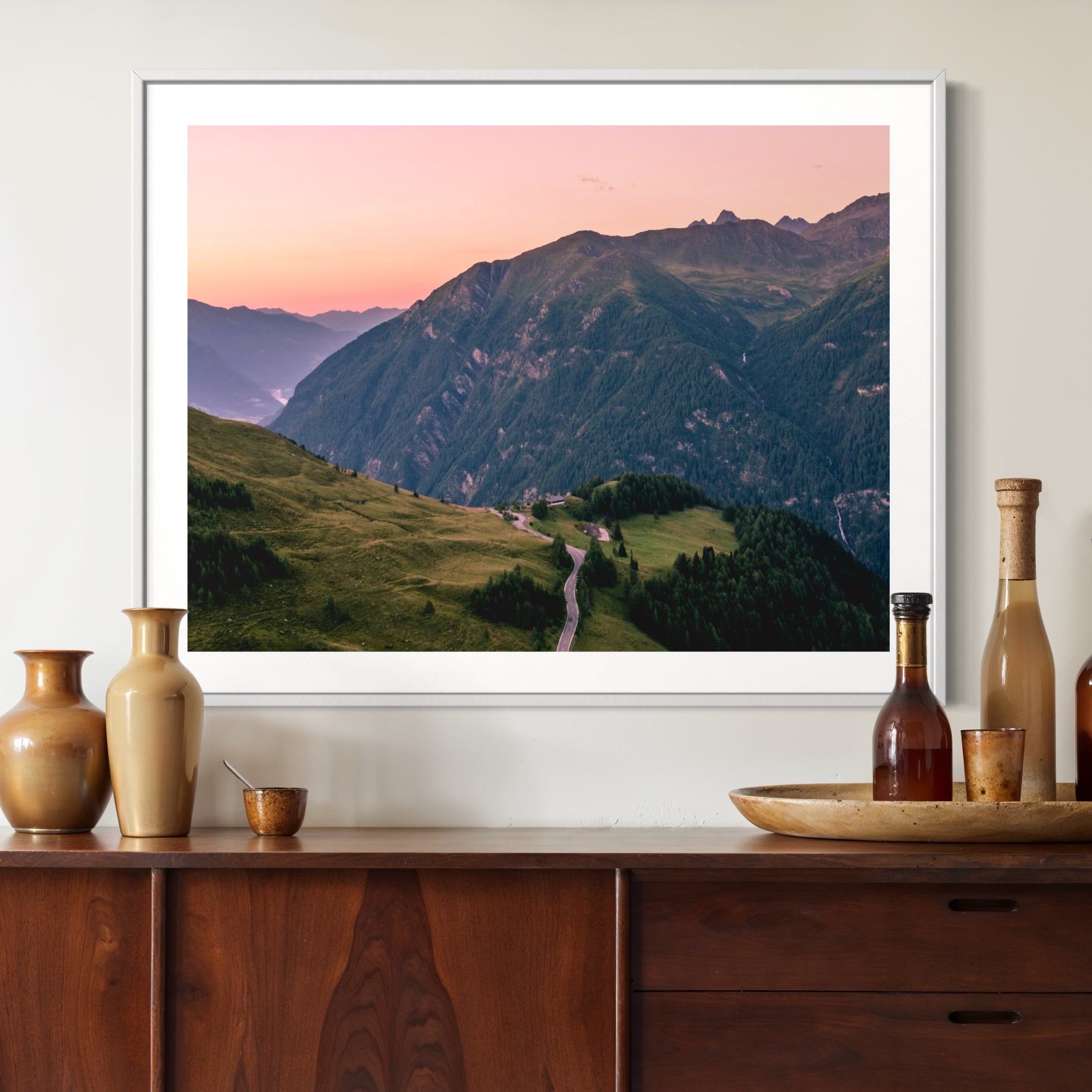 Austrian Alps Roadtrip - Moderno Wall Art Wall Art