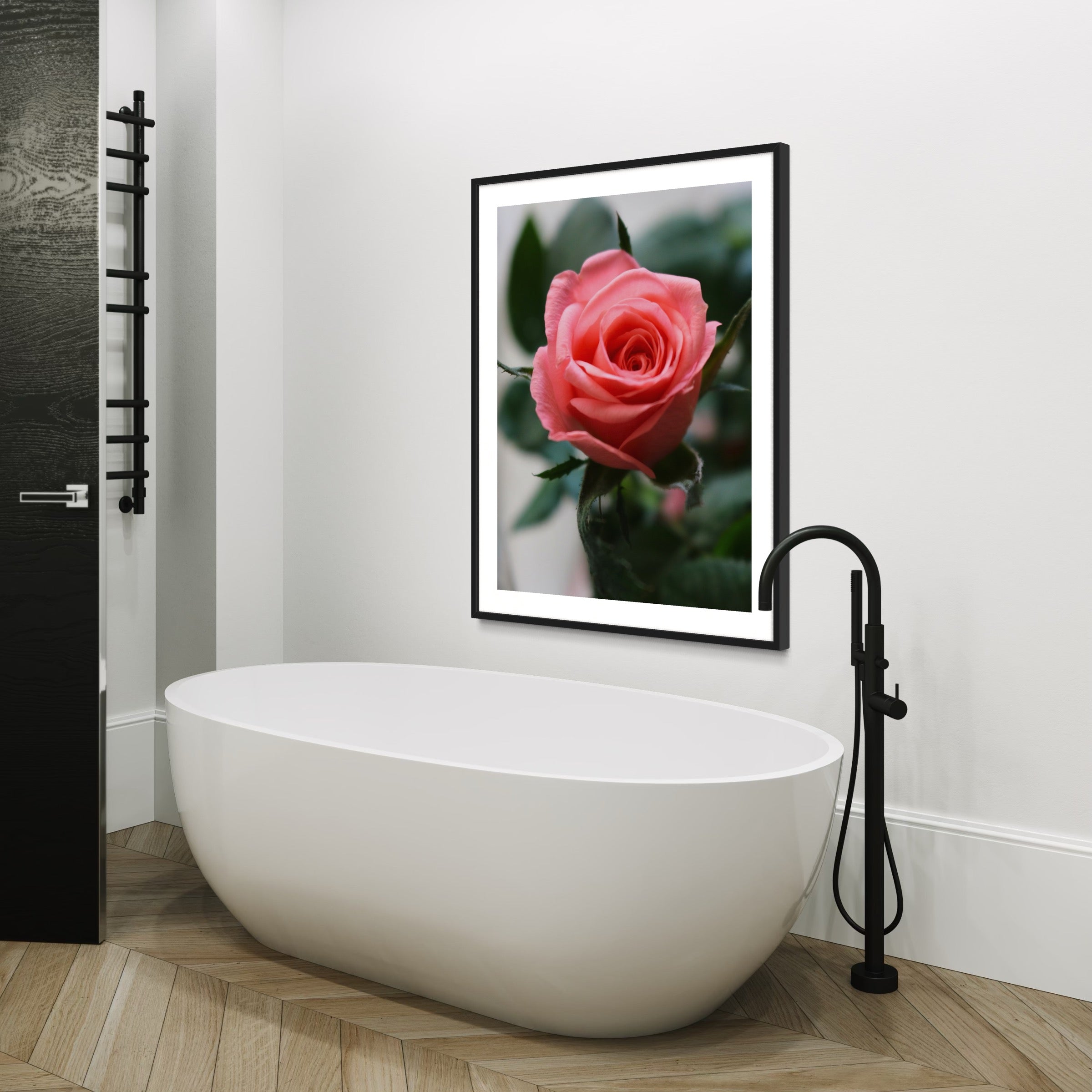 Delicate Rose - Moderno Wall Art Wall Art
