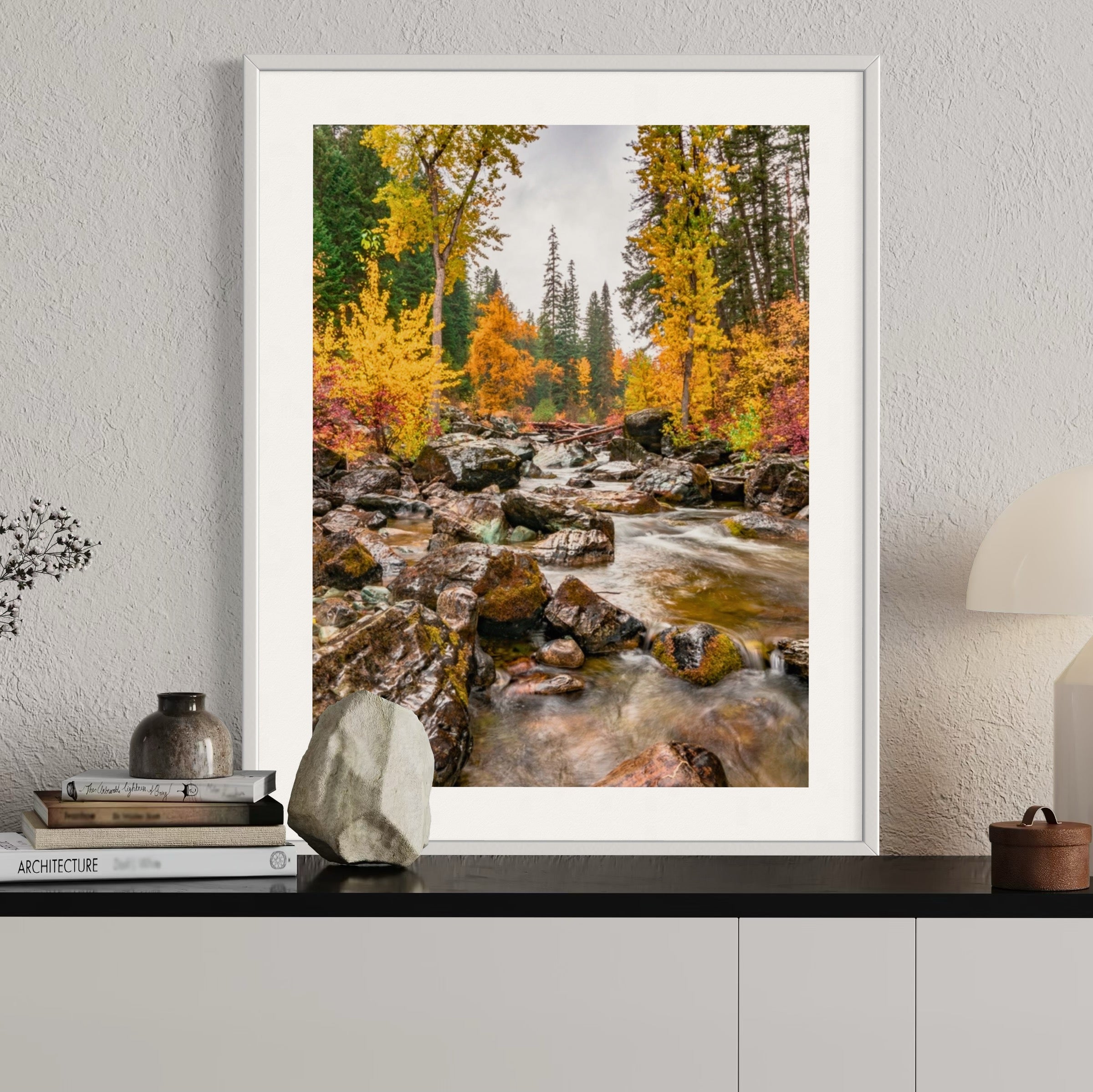 Colorful Creekside - Moderno Wall Art Wall Art
