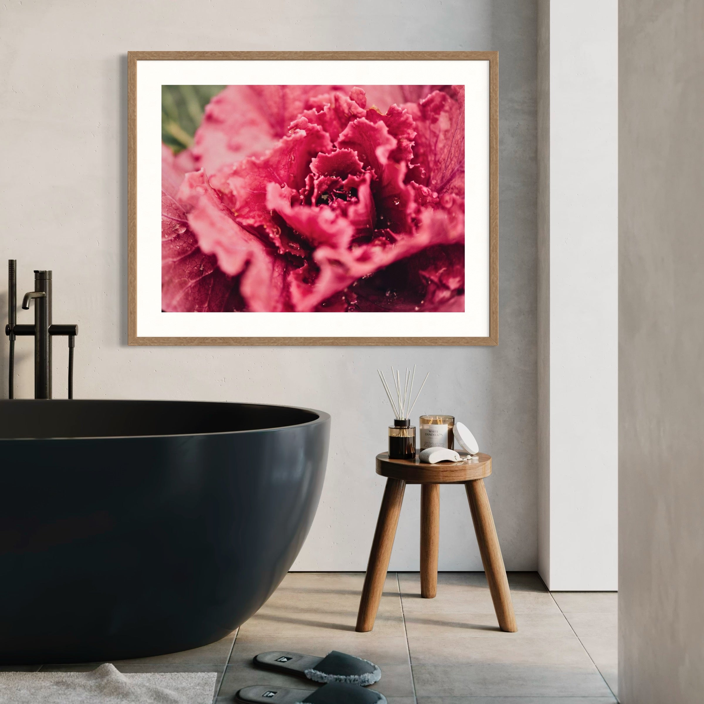 Crimson Bloom - Moderno Wall Art Wall Art
