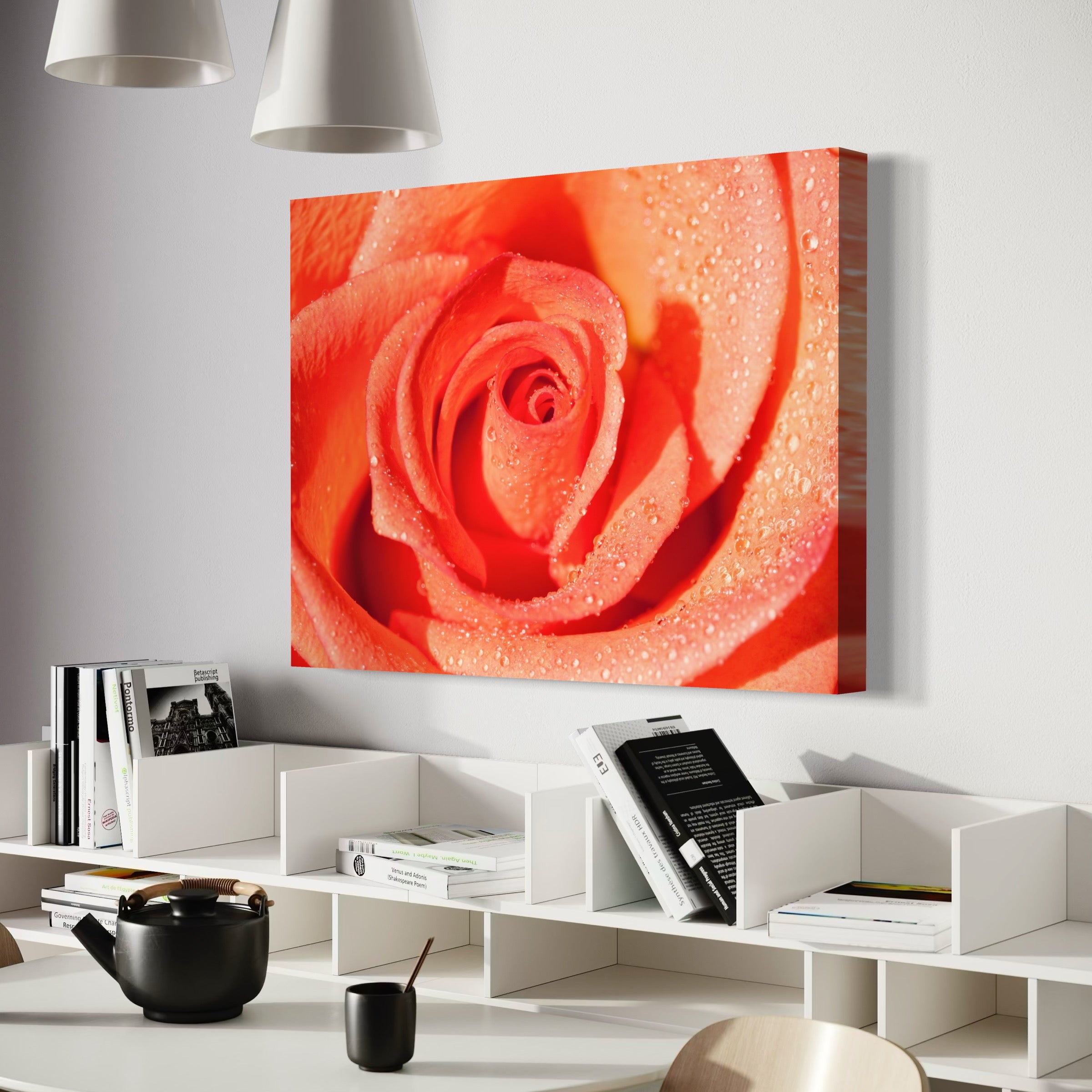 Coral Blush - Moderno Wall Art Wall Art