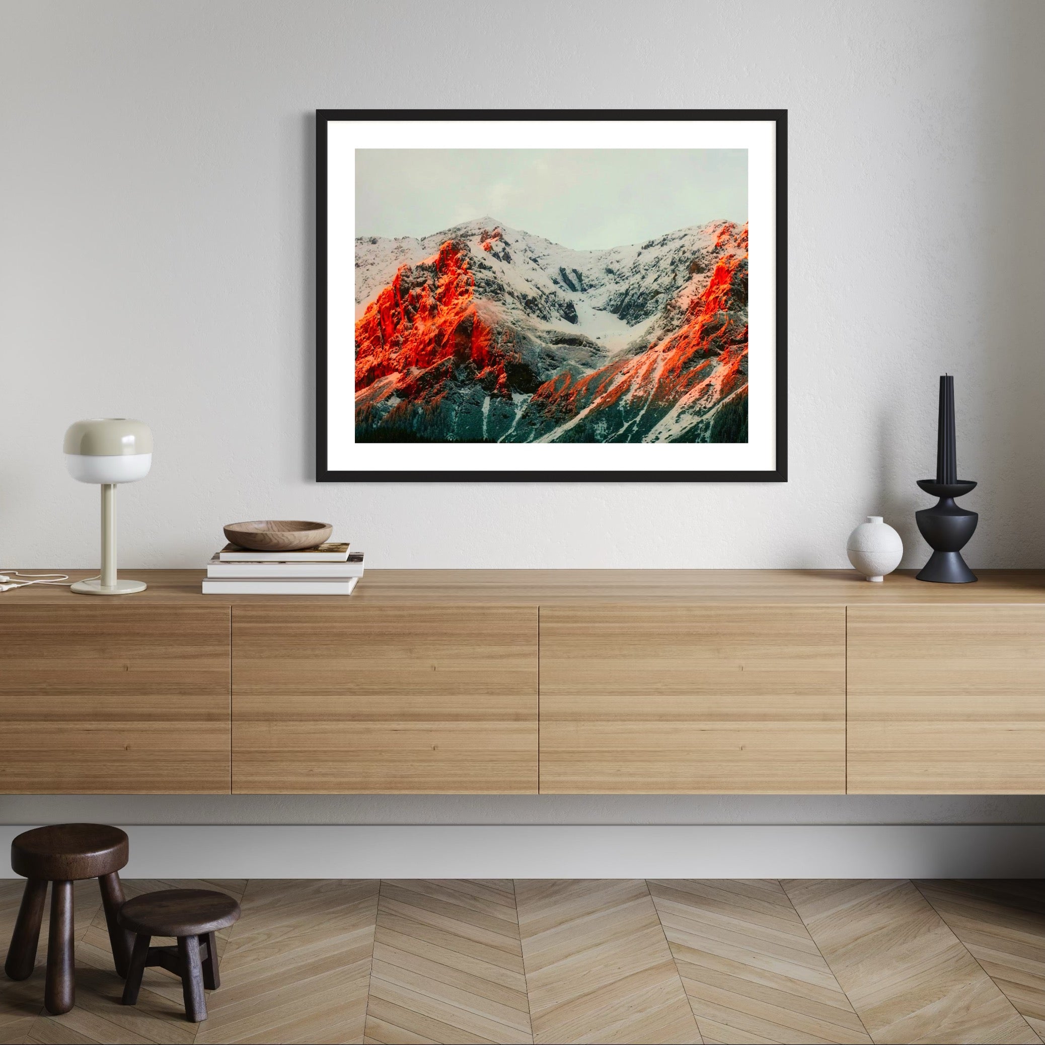 Fire on the Mountain - Moderno Wall Art Wall Art