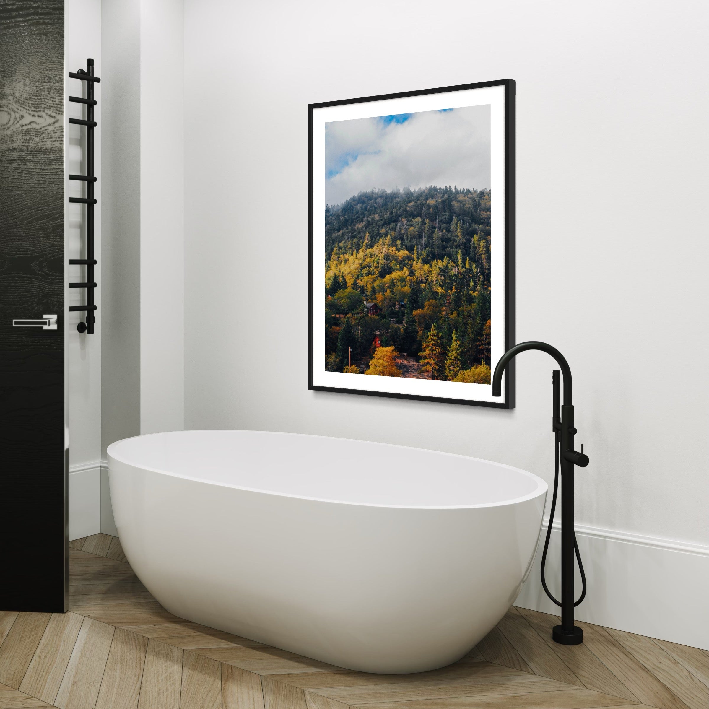 Autumn Hillside - Moderno Wall Art Wall Art