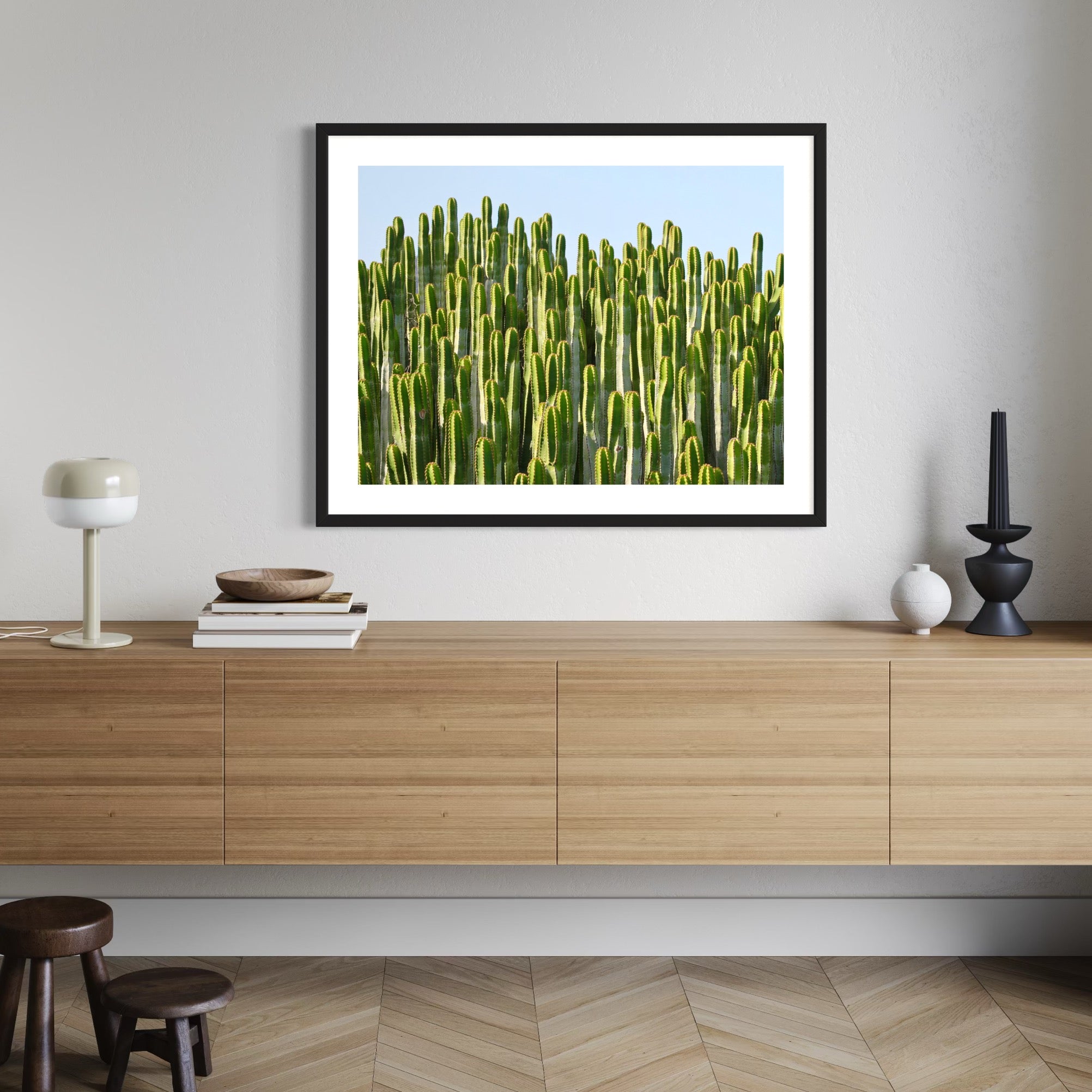 Skybound Cacti - Moderno Wall Art Wall Art