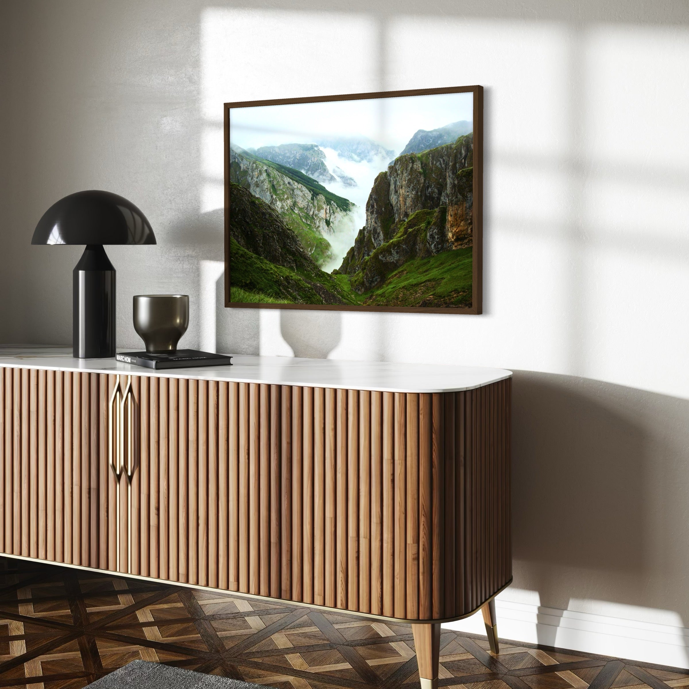 Misty Heights - Moderno Wall Art Wall Art