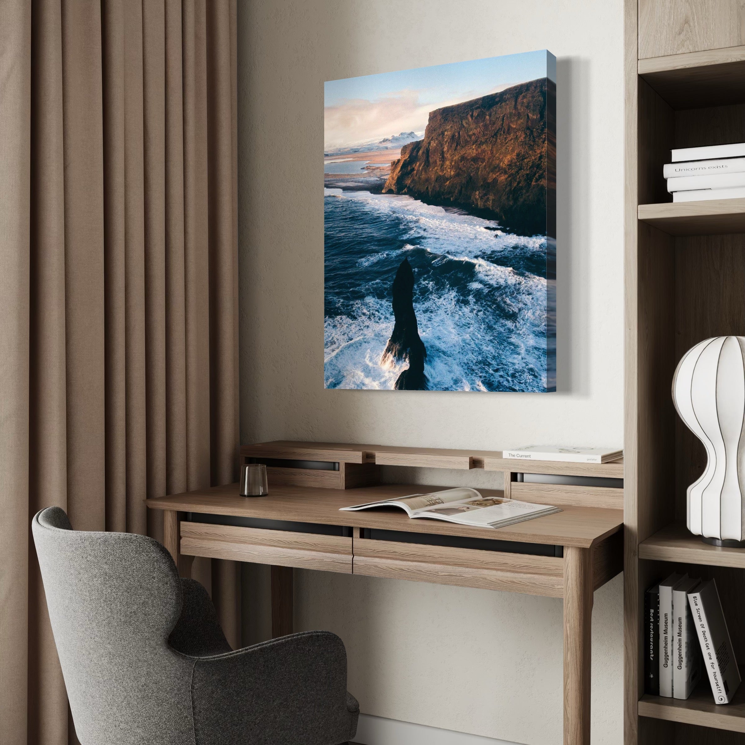 Cliffside Views - Moderno Wall Art Wall Art