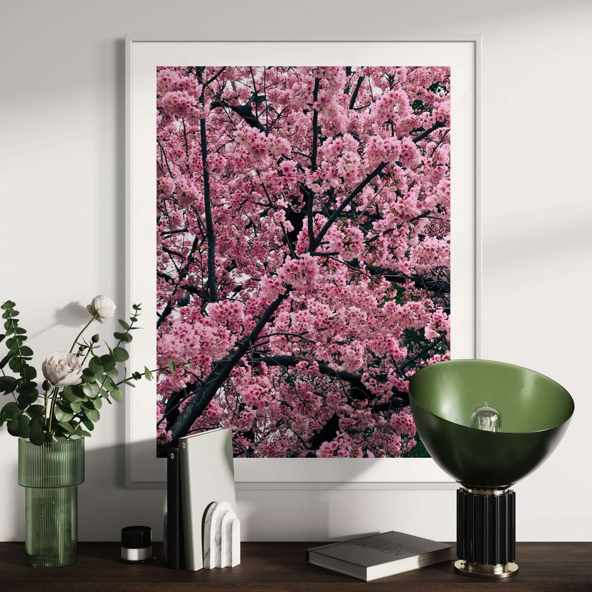 Cherry Blossom Serenade - Moderno Wall Art Wall Art