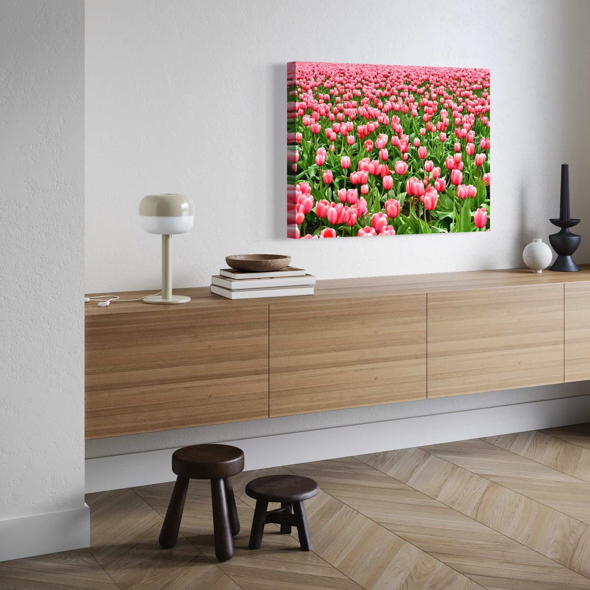 Sea of Pink - Moderno Wall Art Wall Art