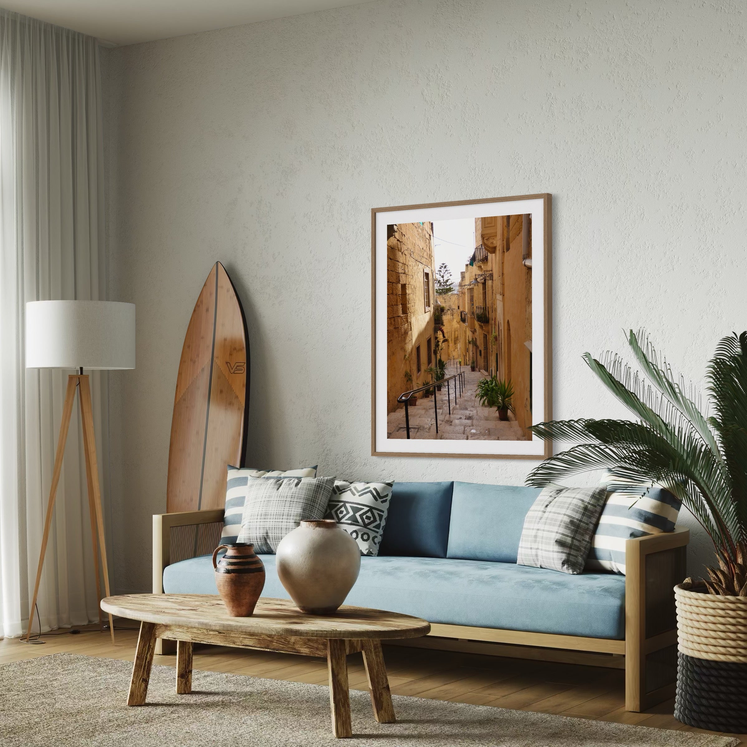 Timeless Streets of Malta - Moderno Wall Art Wall Art