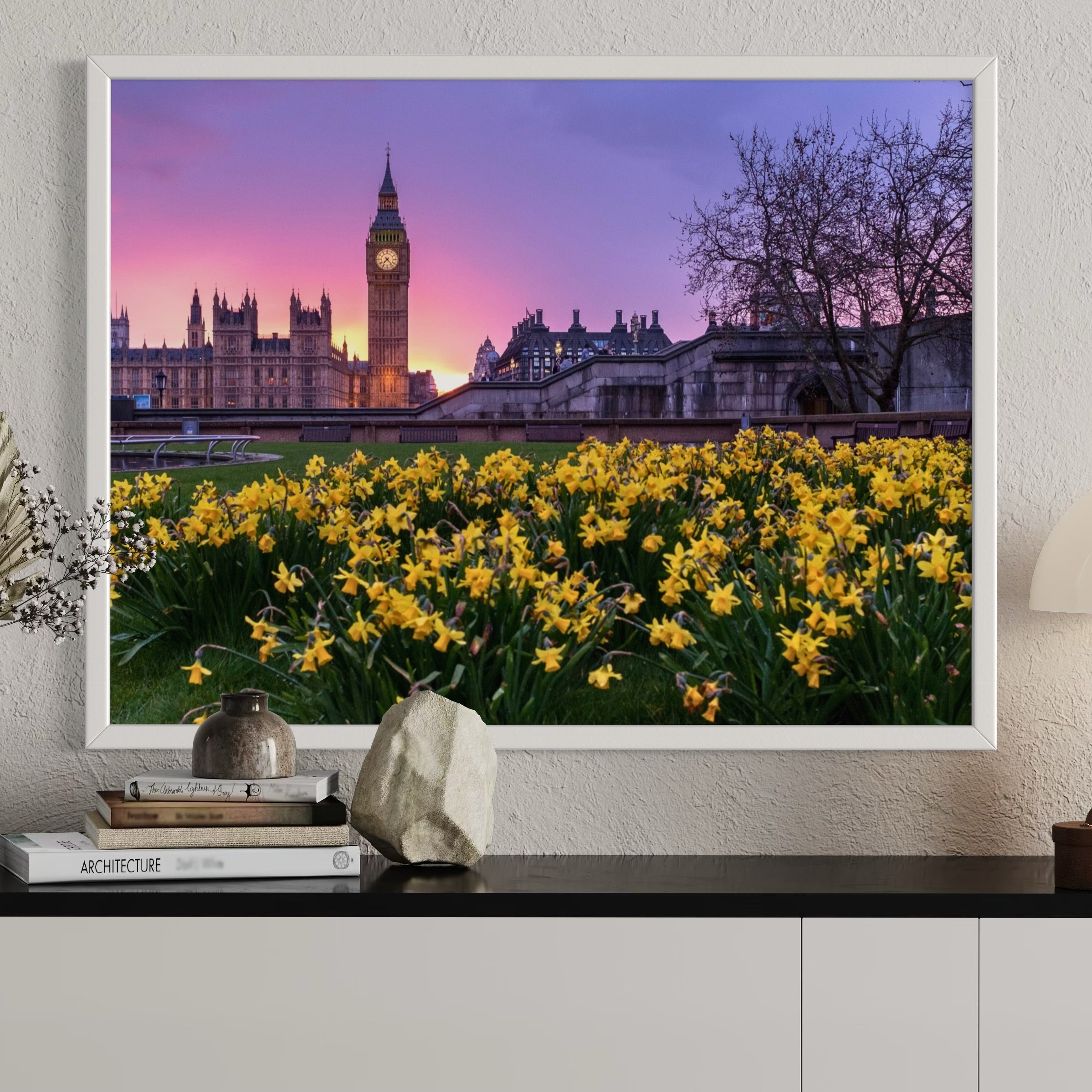 Evening Over Westminster - Moderno Wall Art Wall Art