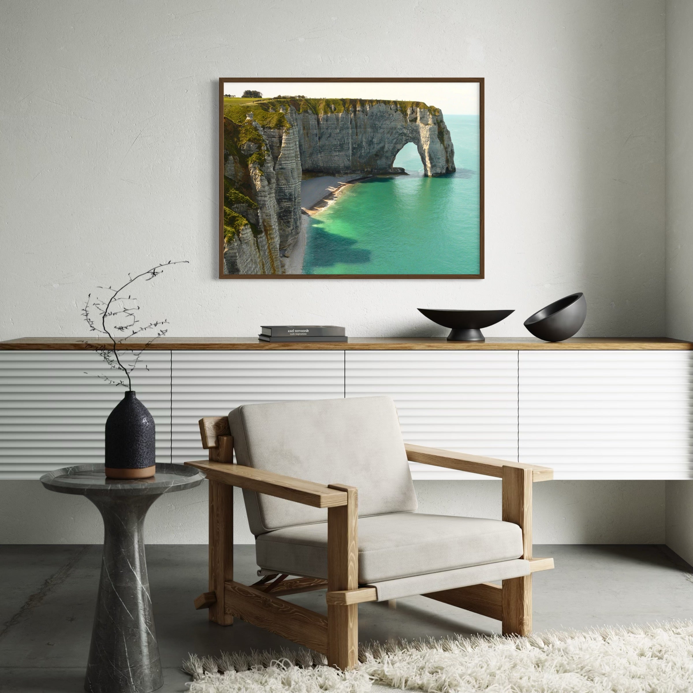 French Coastal Beauty - Moderno Wall Art Wall Art