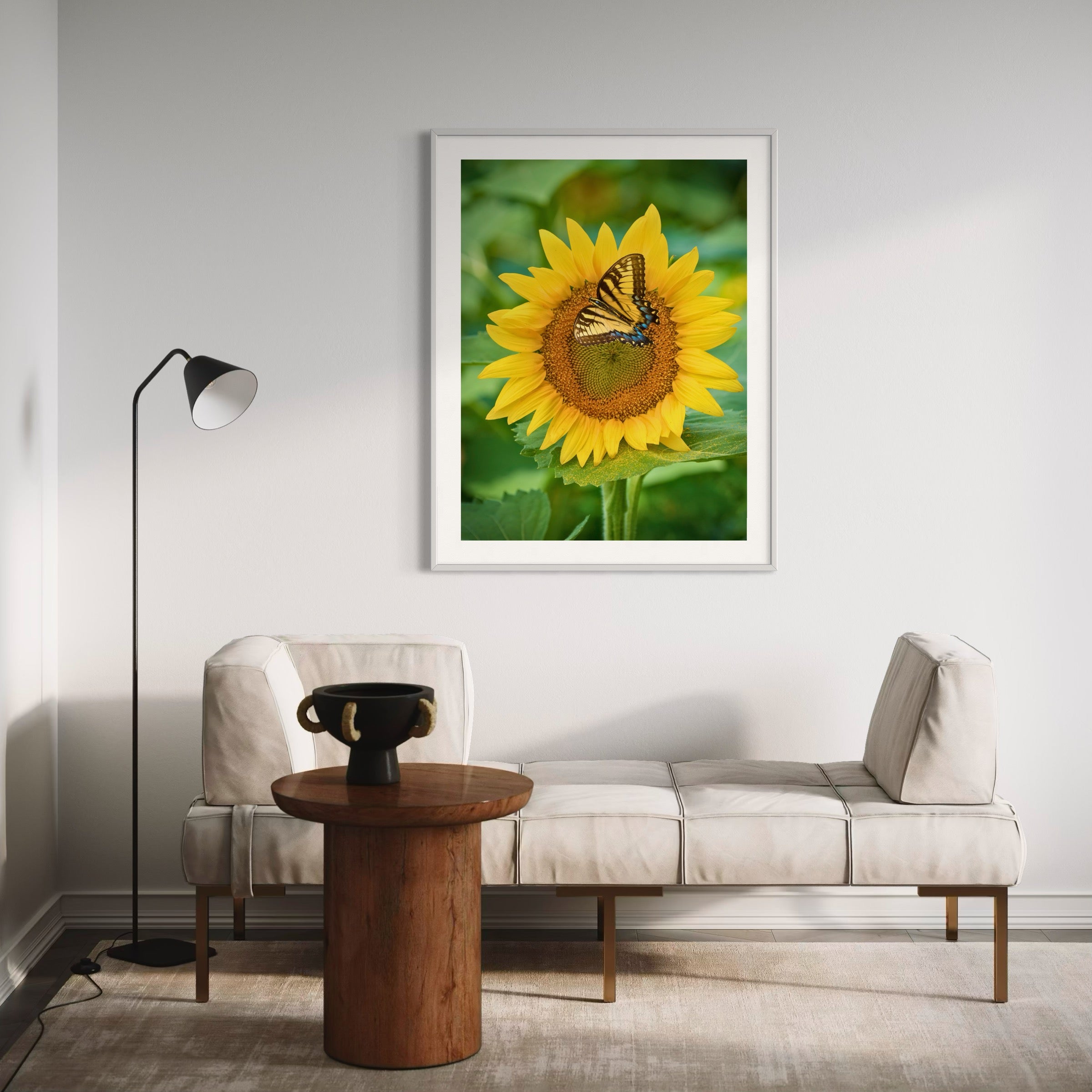 Butterfly and Bloom - Moderno Wall Art Wall Art